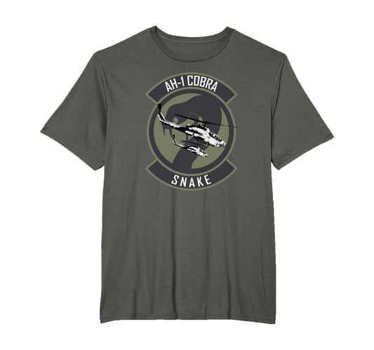 Ah 1 Cobra Helicopter Gunship T-Shirt - Aesthetic Graphic for Adults - T-Shirt, Sweatshirt, Hoodie