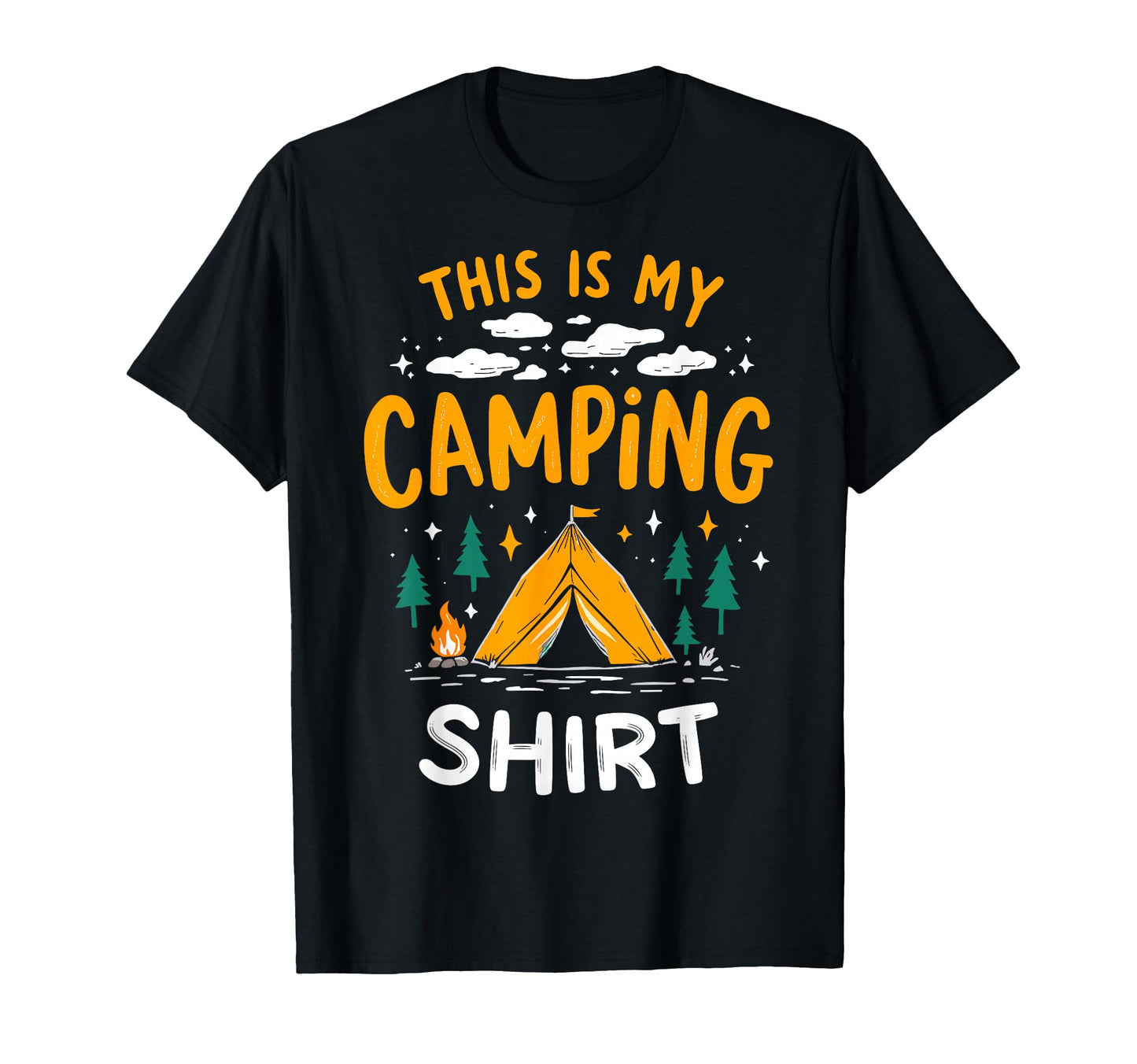 This Is My Camping Mountain Hiking T-Shirt - Fun Novelty Design Men Women - T-Shirt, Sweatshirt, Hoodie