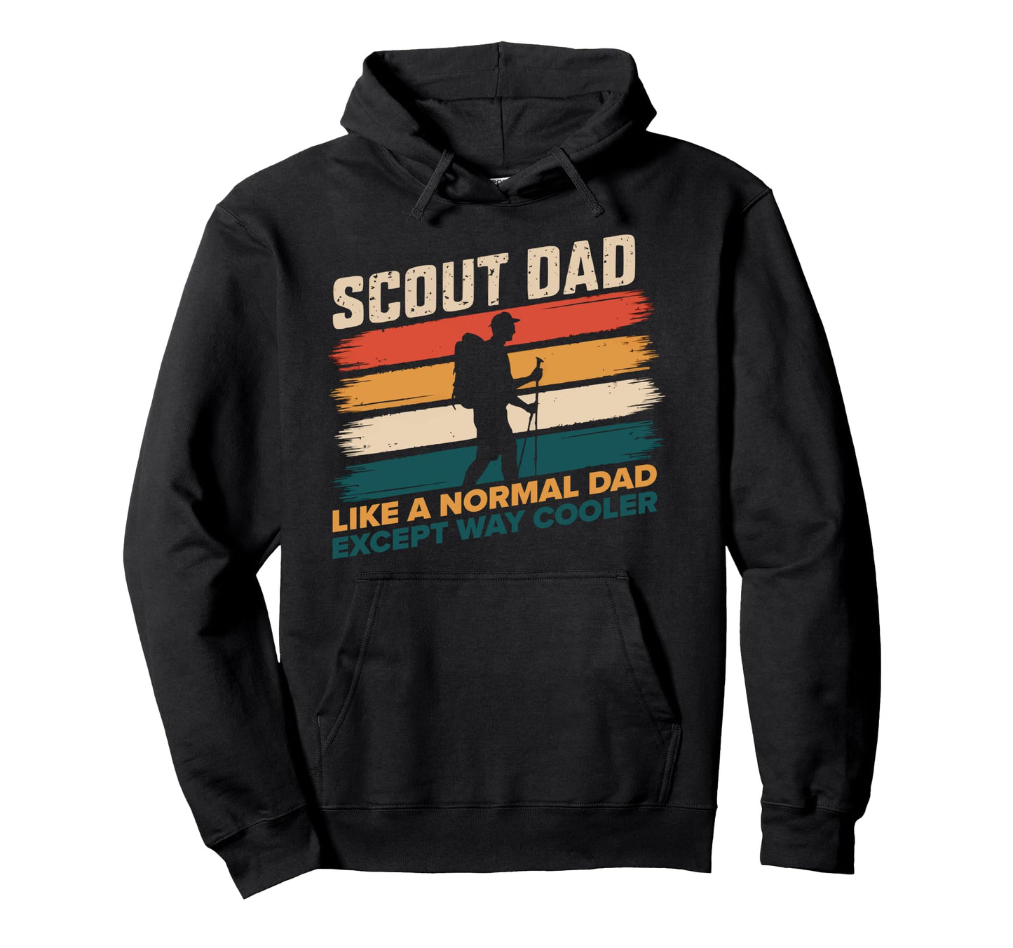 Scout Leader Dad Scouting Campfire Hoodie - Novelty Apparel for Adults - T-Shirt, Sweatshirt, Hoodie