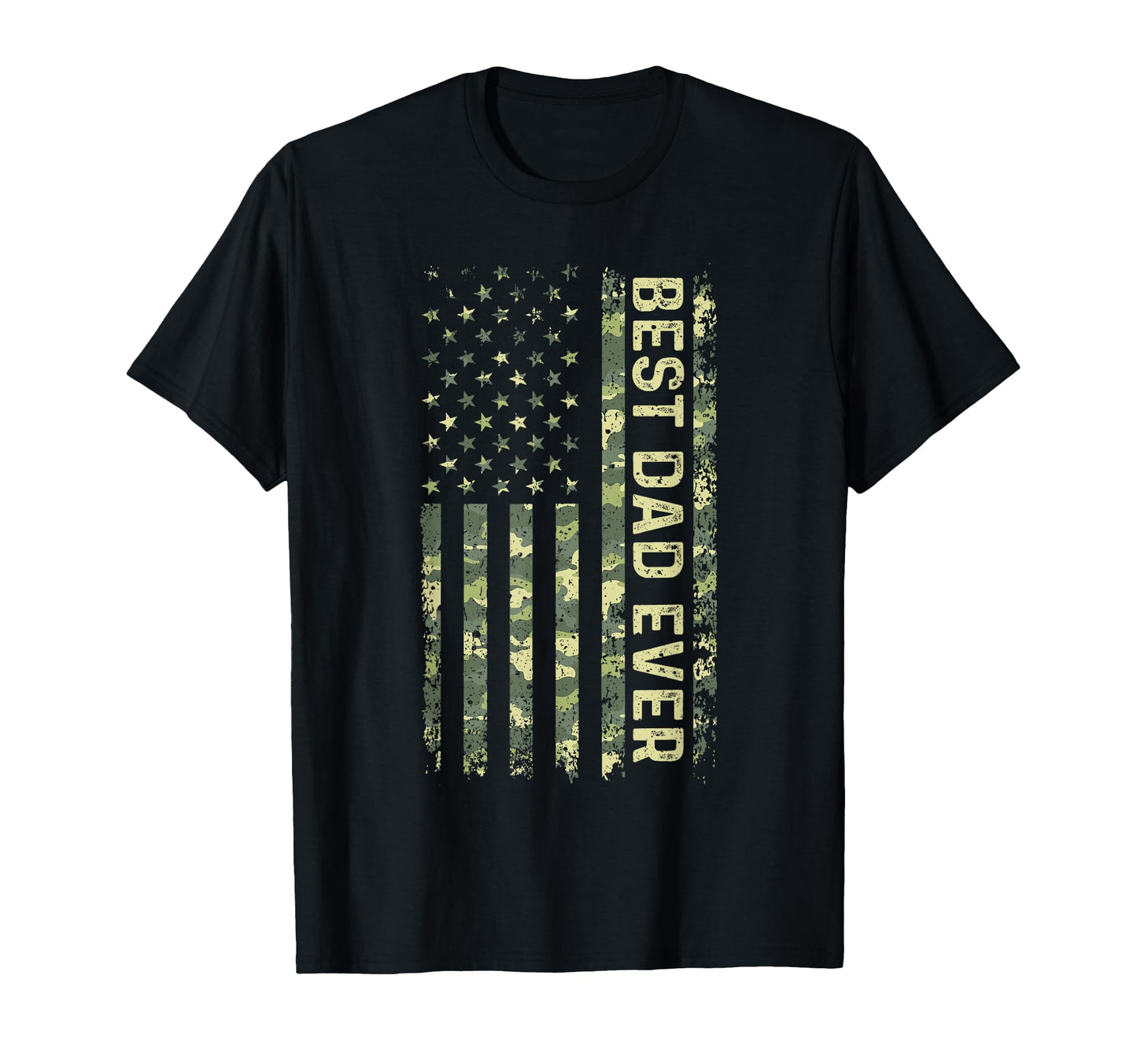 Best Dad Ever Us American Flag Gifts T-Shirt - Graphic Print Men Women - T-Shirt, Sweatshirt, Hoodie
