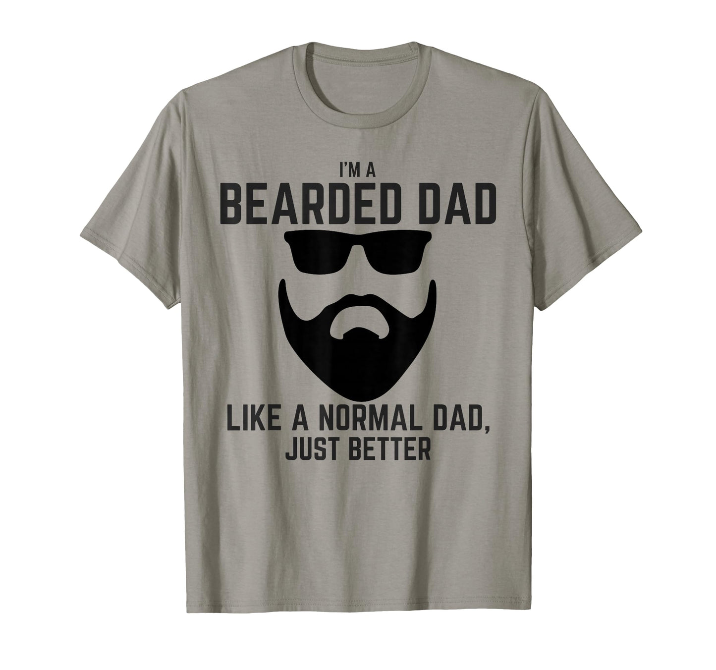 Bearded Dad Mens Beard Funny Superhero T-Shirt - Unique Graphic Unisex - T-Shirt, Sweatshirt, Hoodie