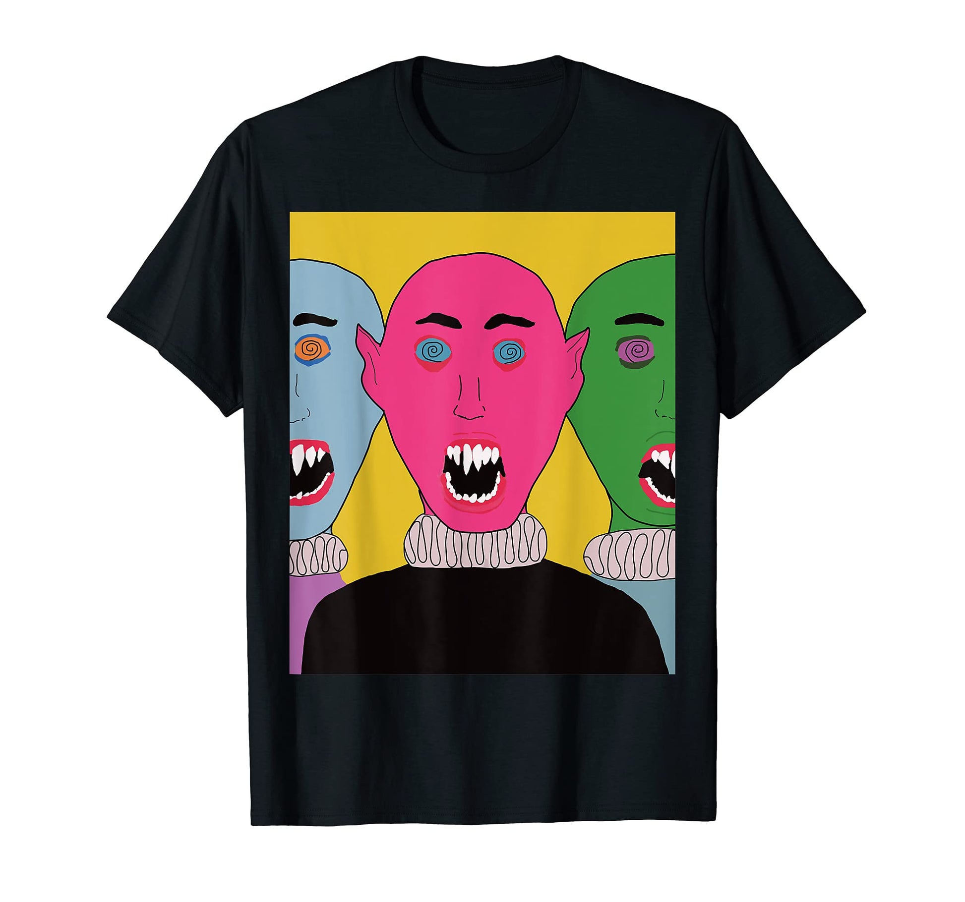 Scary Vampire Alternative Halloween Pop T-Shirt - Aesthetic Graphic Unisex - T-Shirt, Sweatshirt, Hoodie