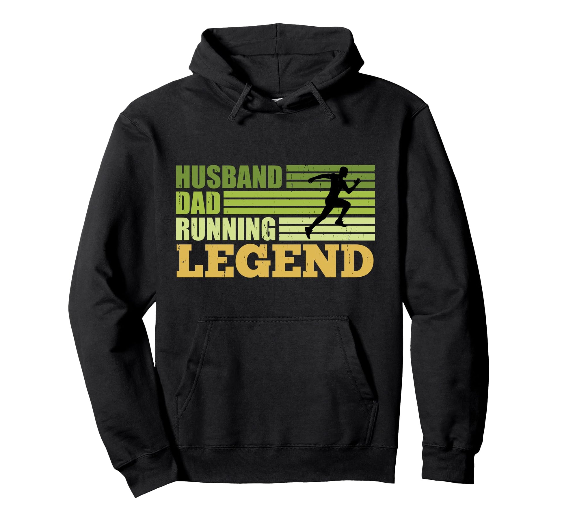 Runner Husband Dad Running Legend Hoodie - Fun Novelty Design Men Women - T-Shirt, Sweatshirt, Hoodie