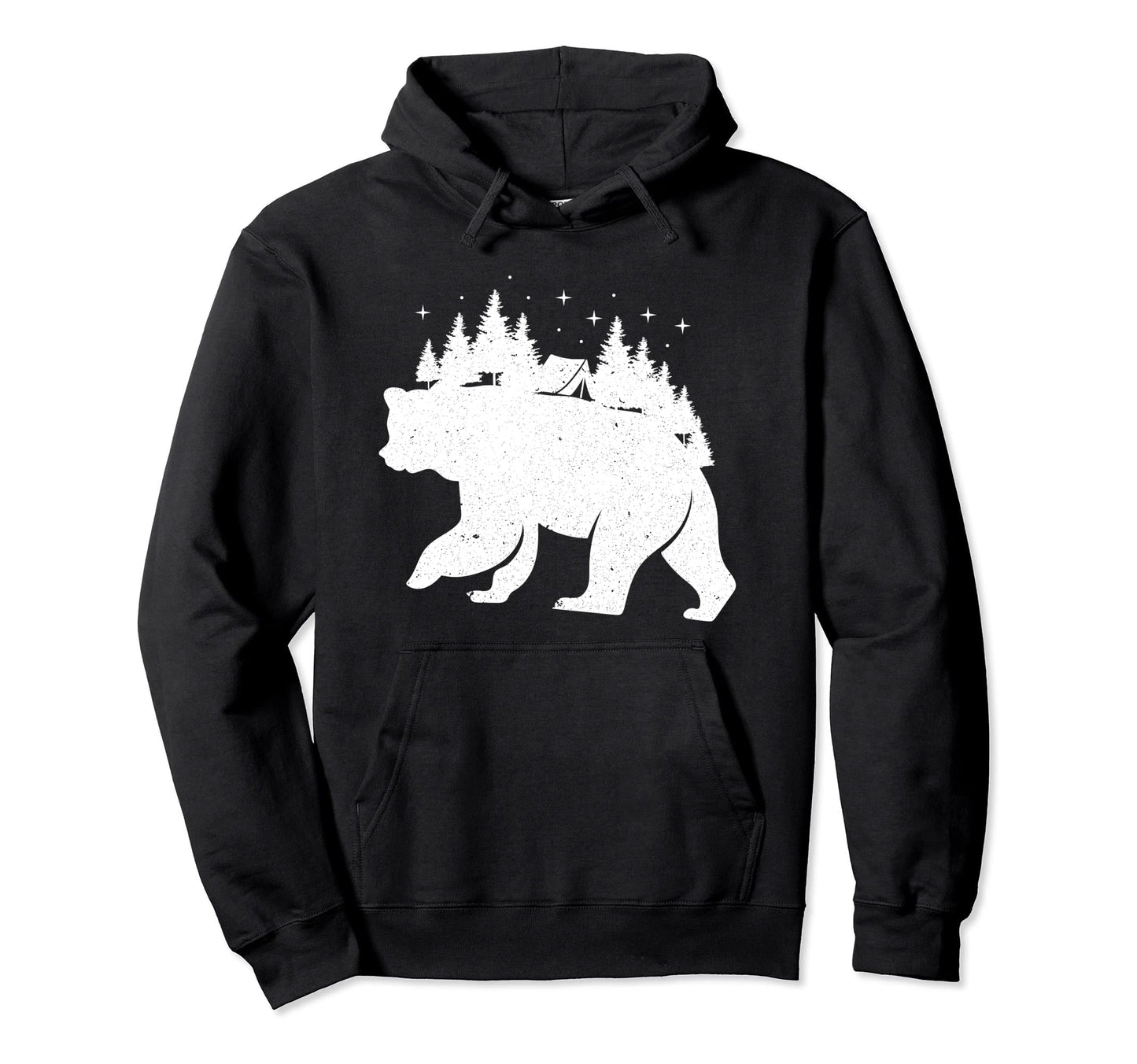 Hiking Nature Wildlife Grizzly Bear Hoodie - Streetwear Style for Adults - T-Shirt, Sweatshirt, Hoodie