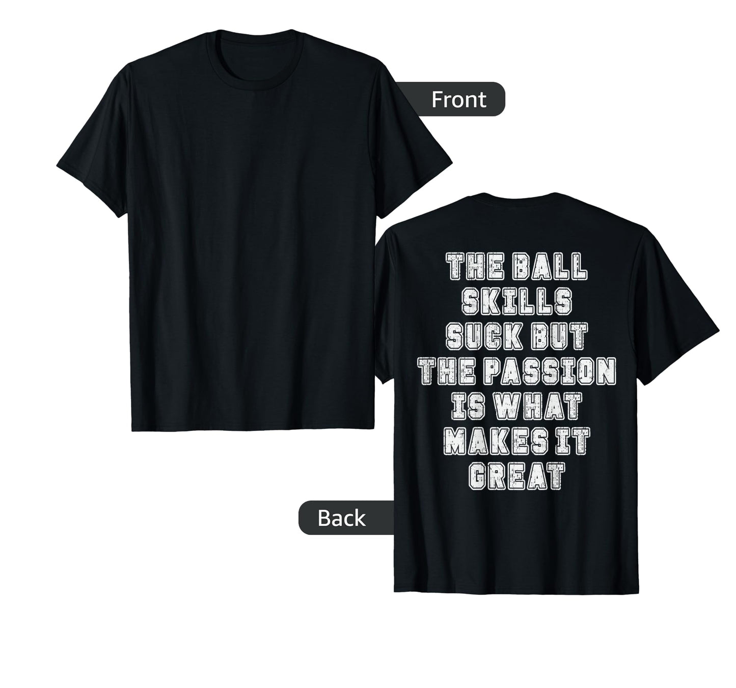 Funny Golf Trainer Ball Skills Suck T-Shirt - Streetwear Style Men Women - T-Shirt, Sweatshirt, Hoodie