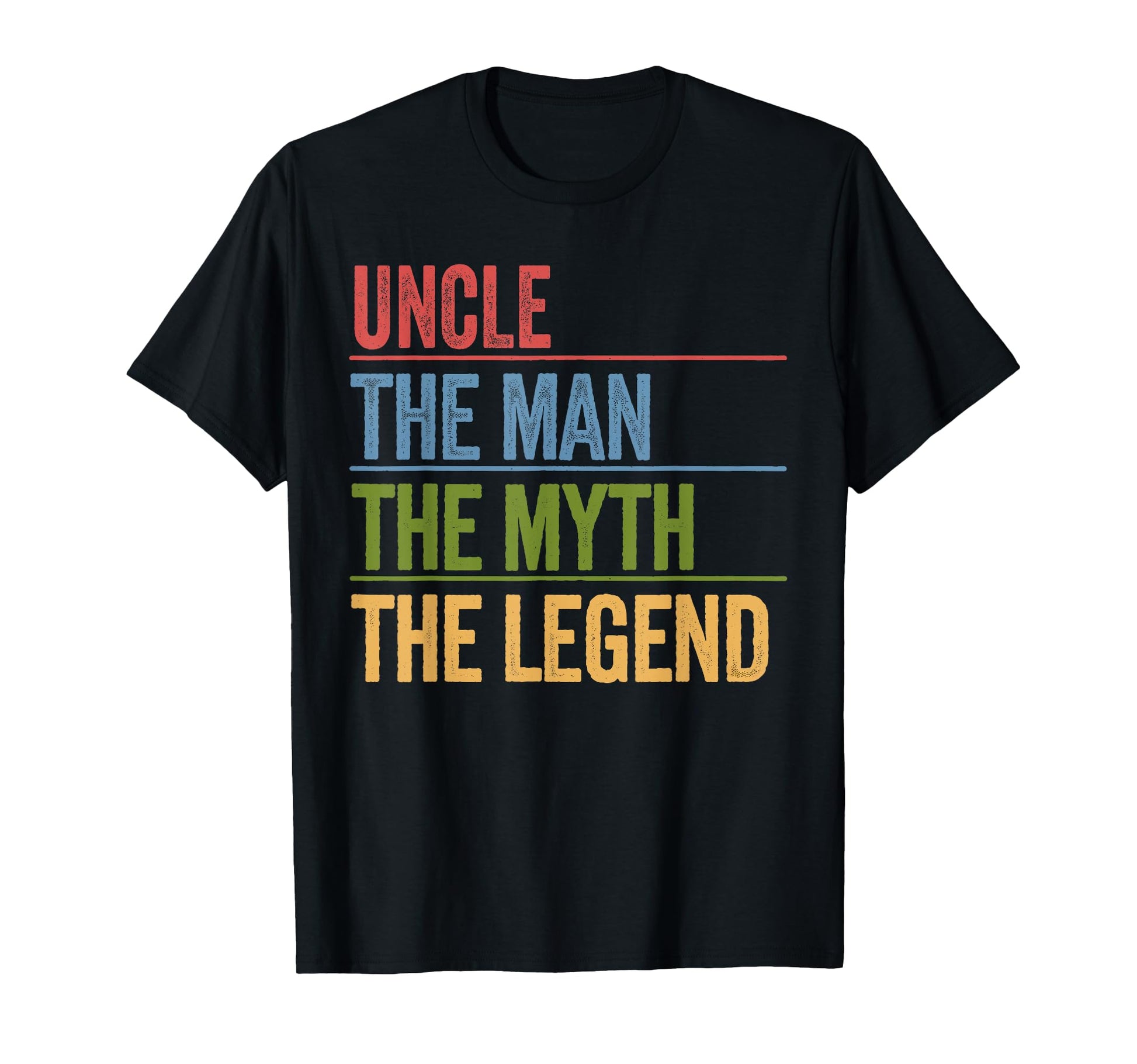 Uncle Myth Legend Fathers Day Dad T-Shirt - Custom Art Print Men Women - T-Shirt, Sweatshirt, Hoodie