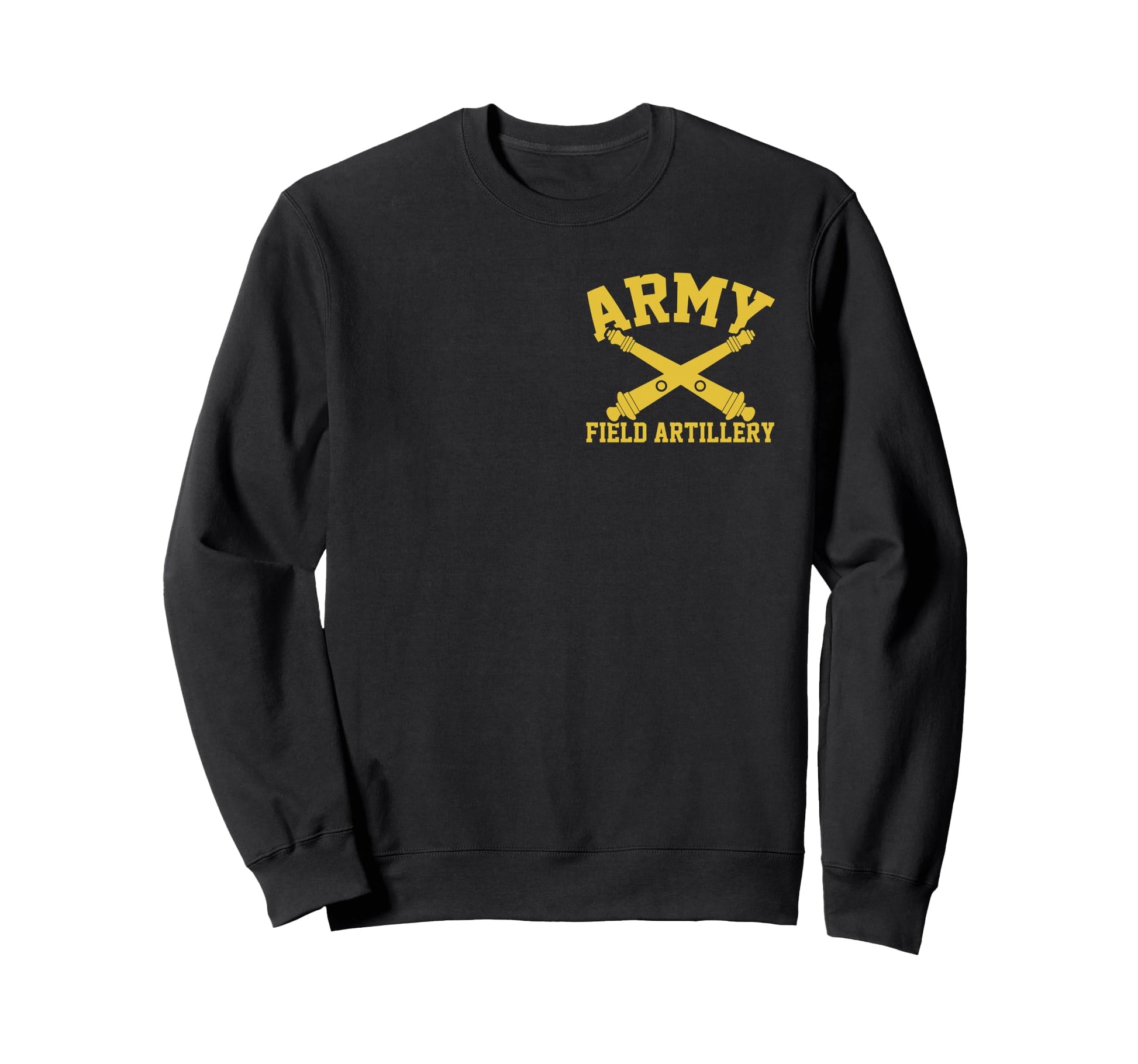 Field Artillery Branch Us Military Sweatshirt - Trendy Graphic for Adults - T-Shirt, Sweatshirt, Hoodie