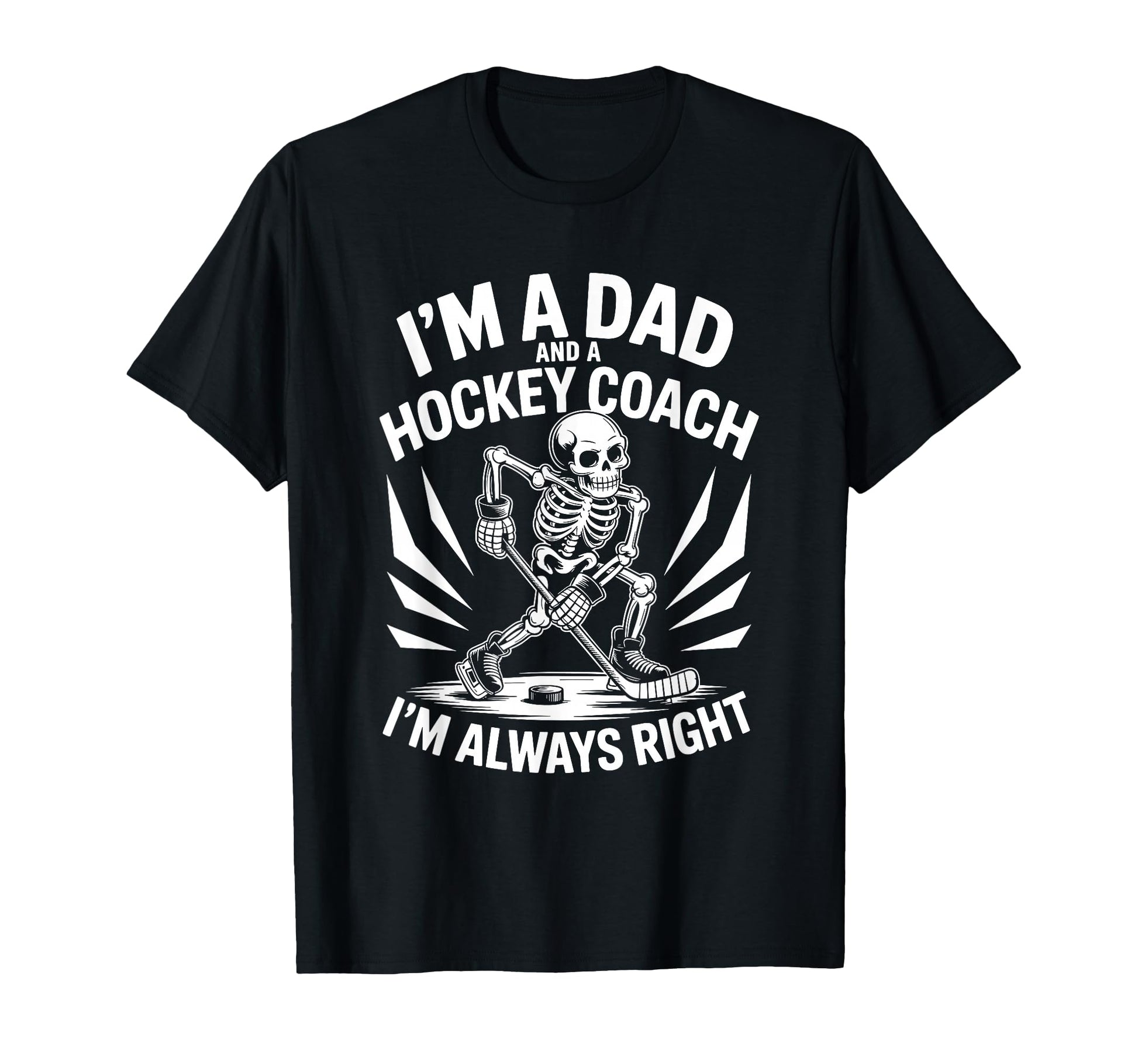 Dad Ice Hockey Coach Father Hockey Coach T-Shirt - Streetwear Style Unisex - T-Shirt, Sweatshirt, Hoodie