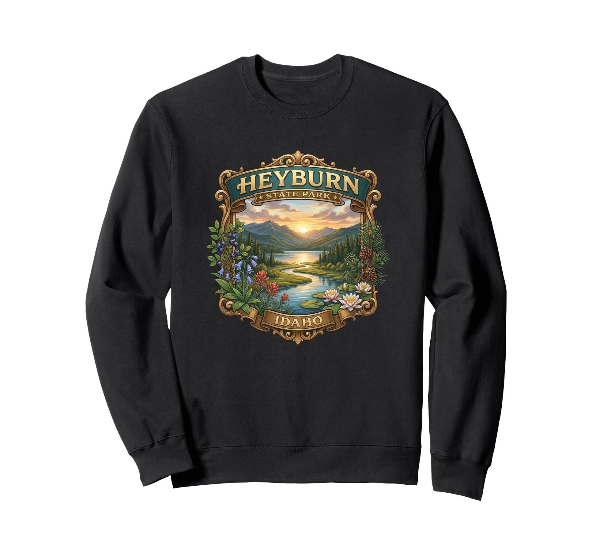 Heyburn State Park Plummer Idaho Sweatshirt - Unique Graphic for Adults - T-Shirt, Sweatshirt, Hoodie