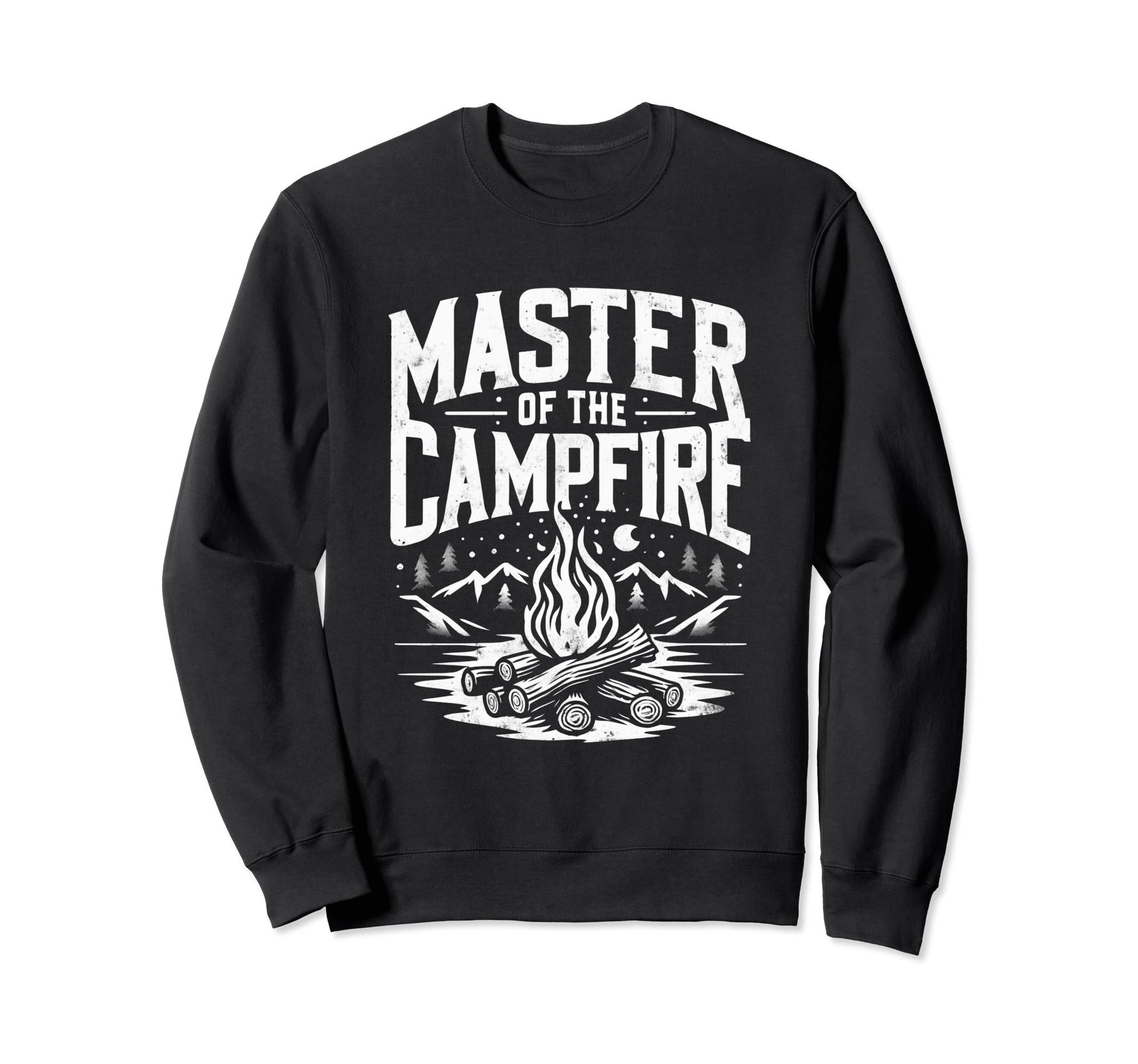 Master Campfire Dad Camping Sweatshirt - Trendy Graphic Men Women - T-Shirt, Sweatshirt, Hoodie