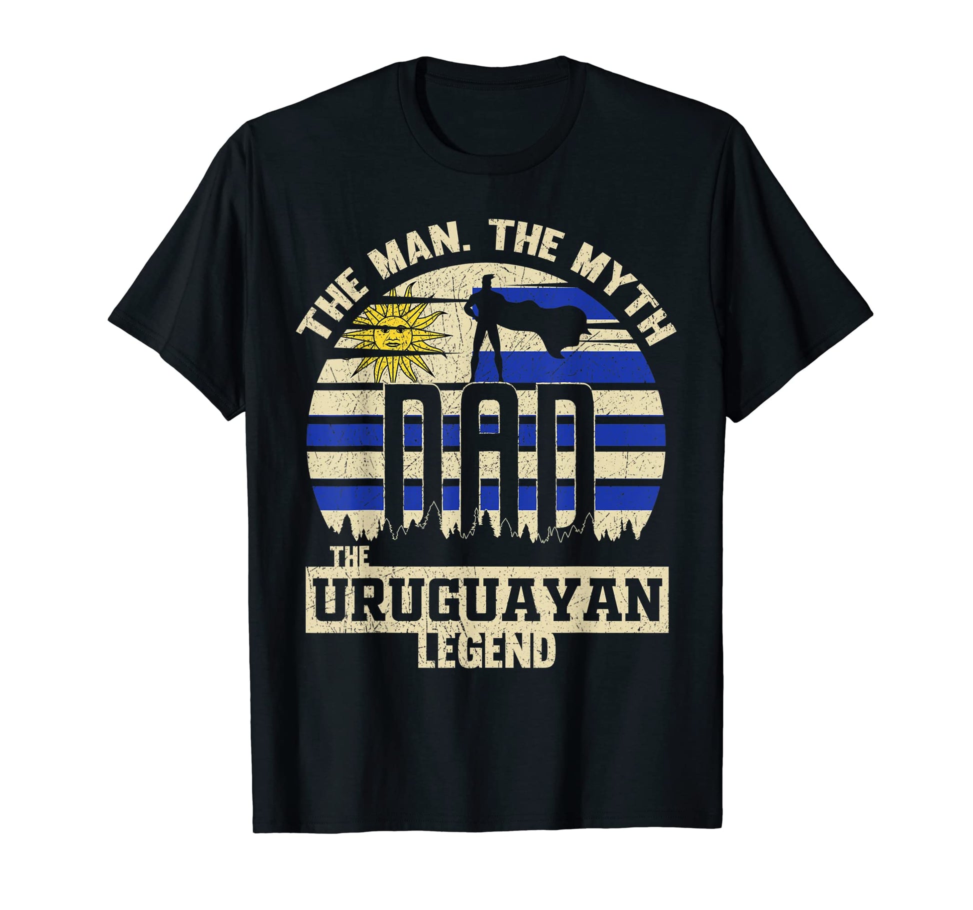 Myth Uruguayan Legend Dad T-Shirt - Minimalist Print for Adults - T-Shirt, Sweatshirt, Hoodie