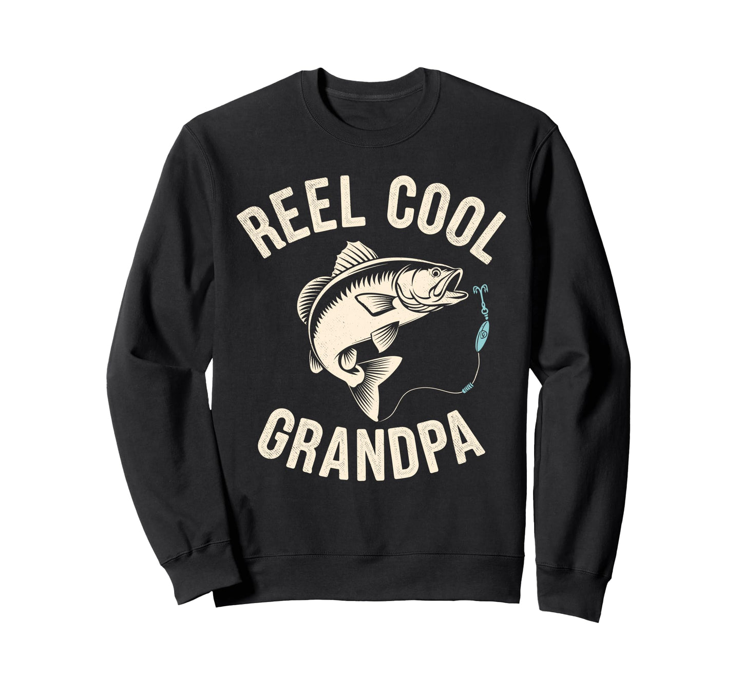 Reel Grandpa Fisherman Grandad Sweatshirt - Casual Everyday Wear Men Women - T-Shirt, Sweatshirt, Hoodie