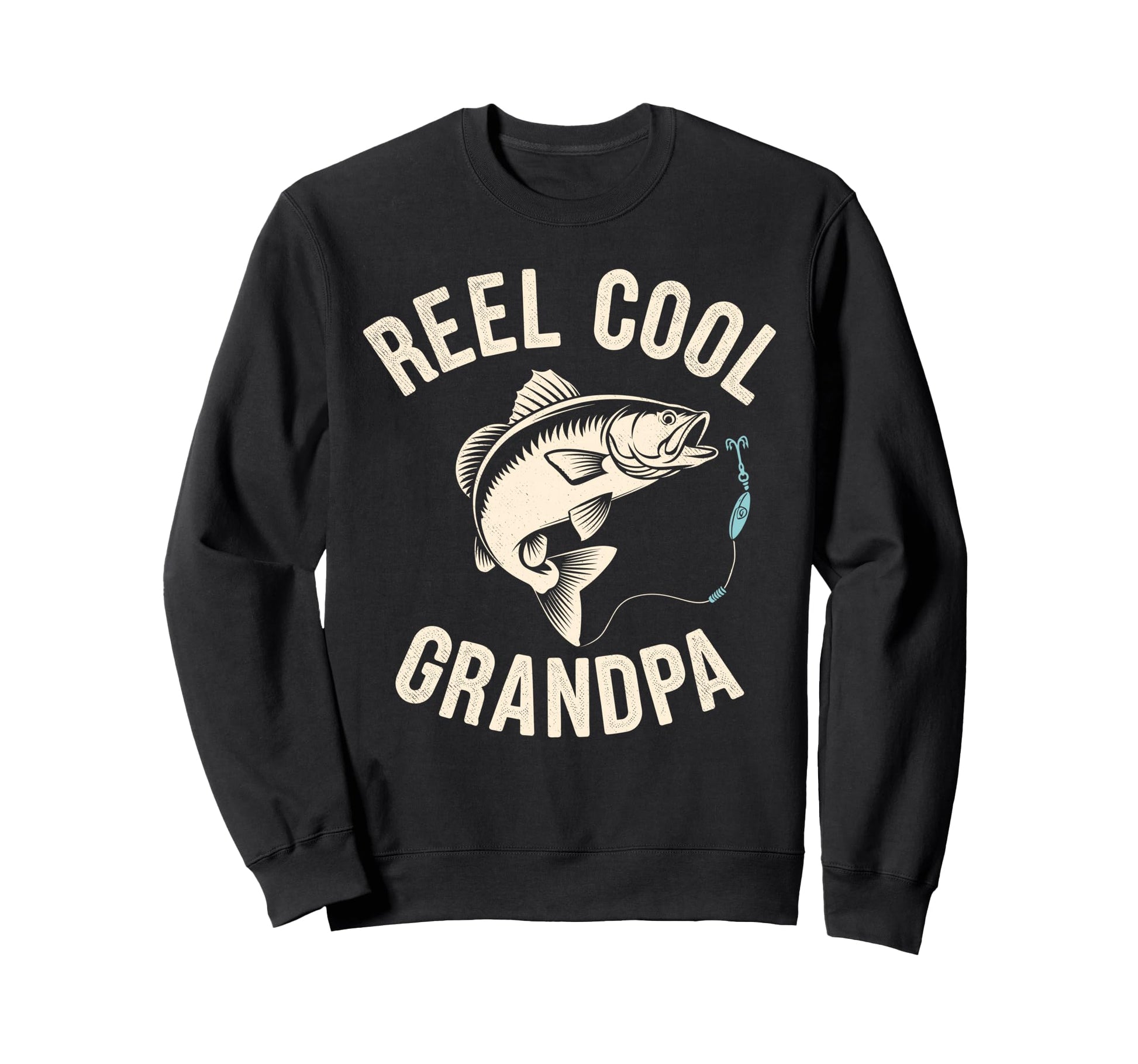 Reel Grandpa Fisherman Grandad Sweatshirt - Casual Everyday Wear Men Women - T-Shirt, Sweatshirt, Hoodie