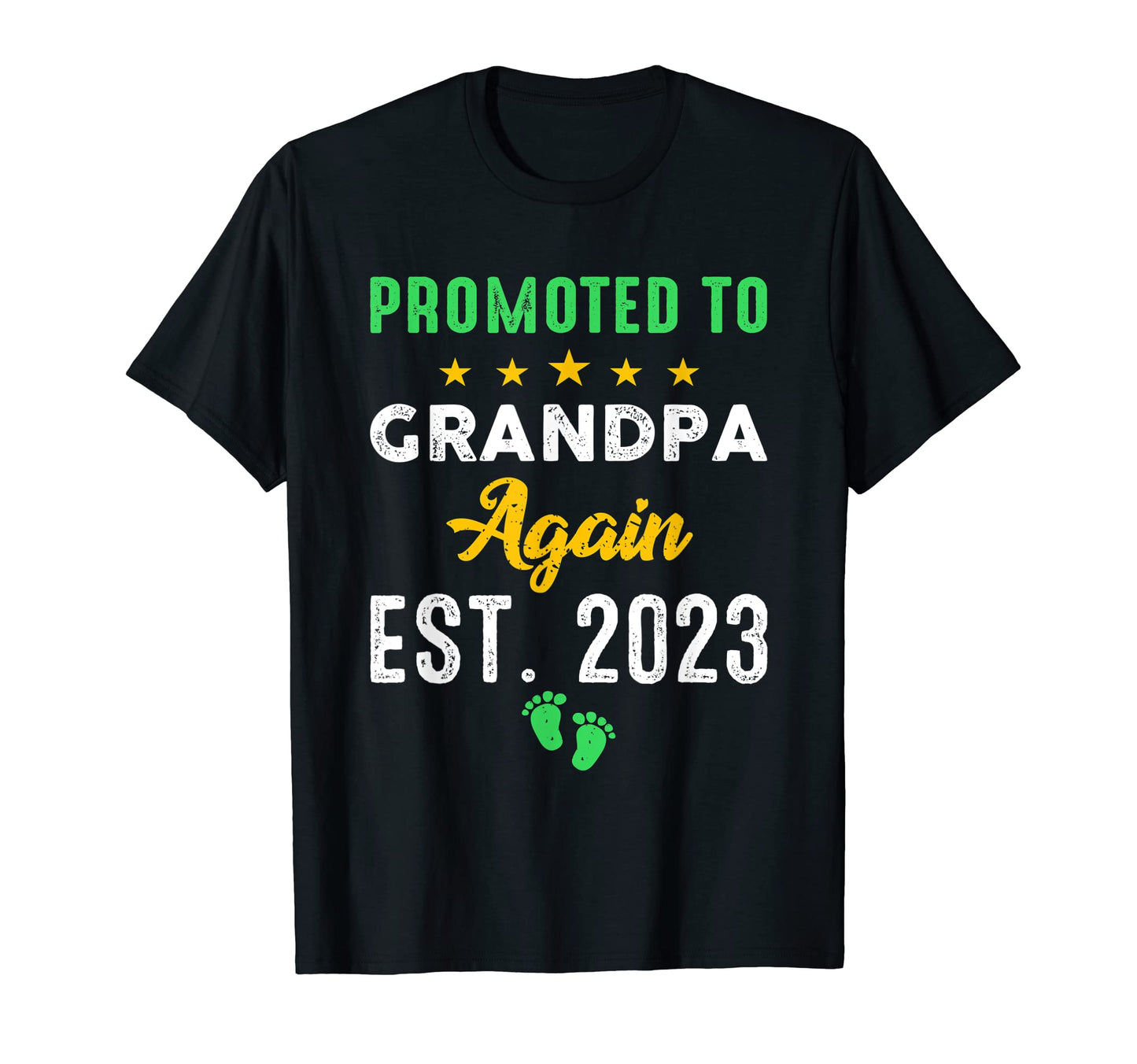 Mens Promoted To Great Grandpa T-Shirt - Aesthetic Graphic for Adults - T-Shirt, Sweatshirt, Hoodie