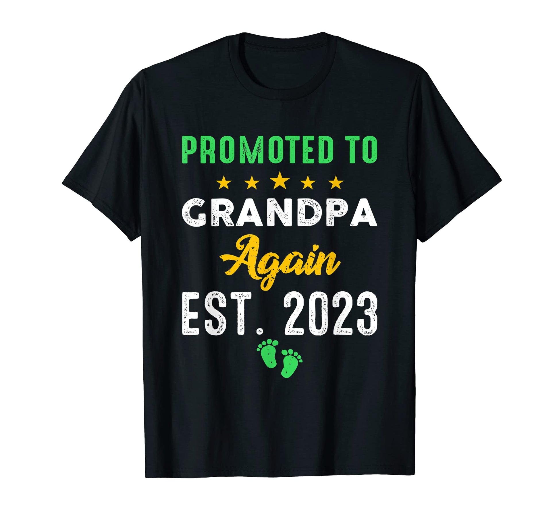 Mens Promoted To Great Grandpa T-Shirt - Aesthetic Graphic for Adults - T-Shirt, Sweatshirt, Hoodie