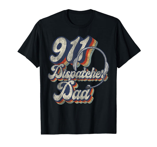 911 Dispatcher Thin Gold Yellow T-Shirt - Fun Novelty Design for Adults - T-Shirt, Sweatshirt, Hoodie