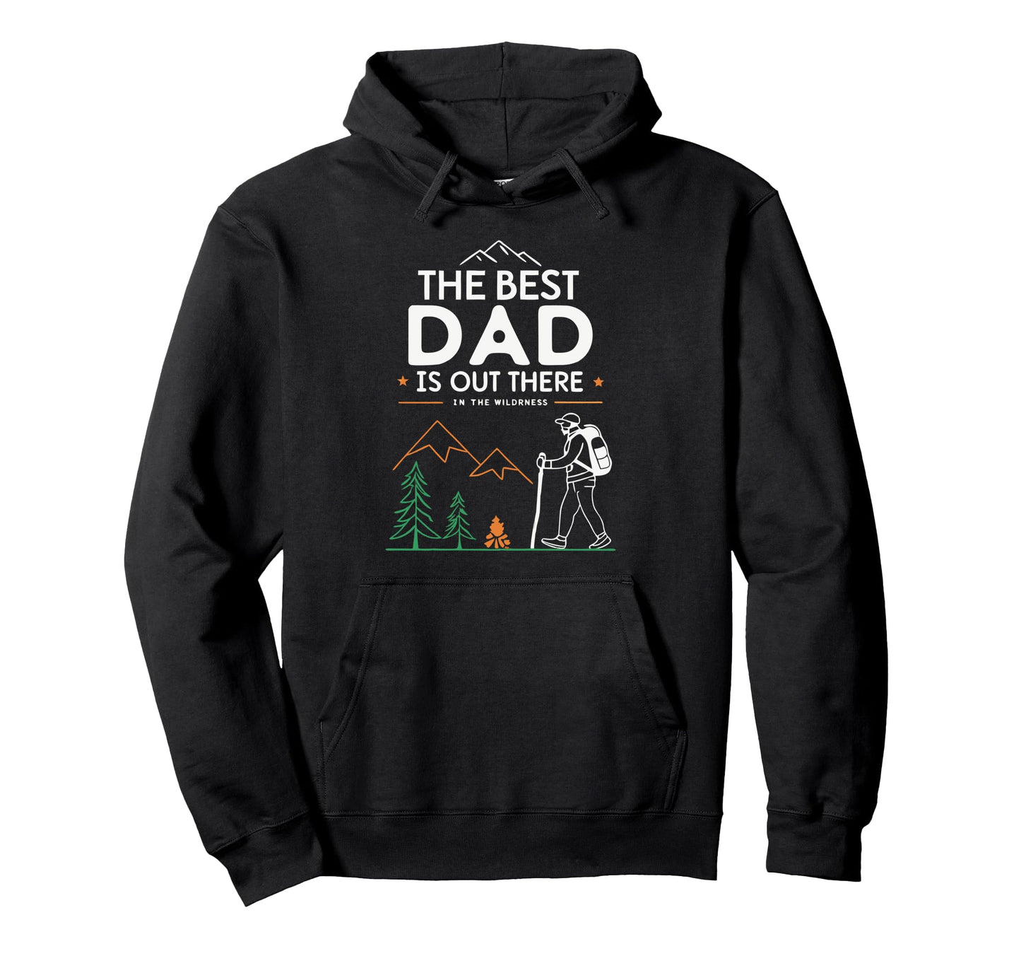 Best Dad Modern Fathers Day Mountain Hiking Hoodie - Trendy Graphic Unisex - T-Shirt, Sweatshirt, Hoodie