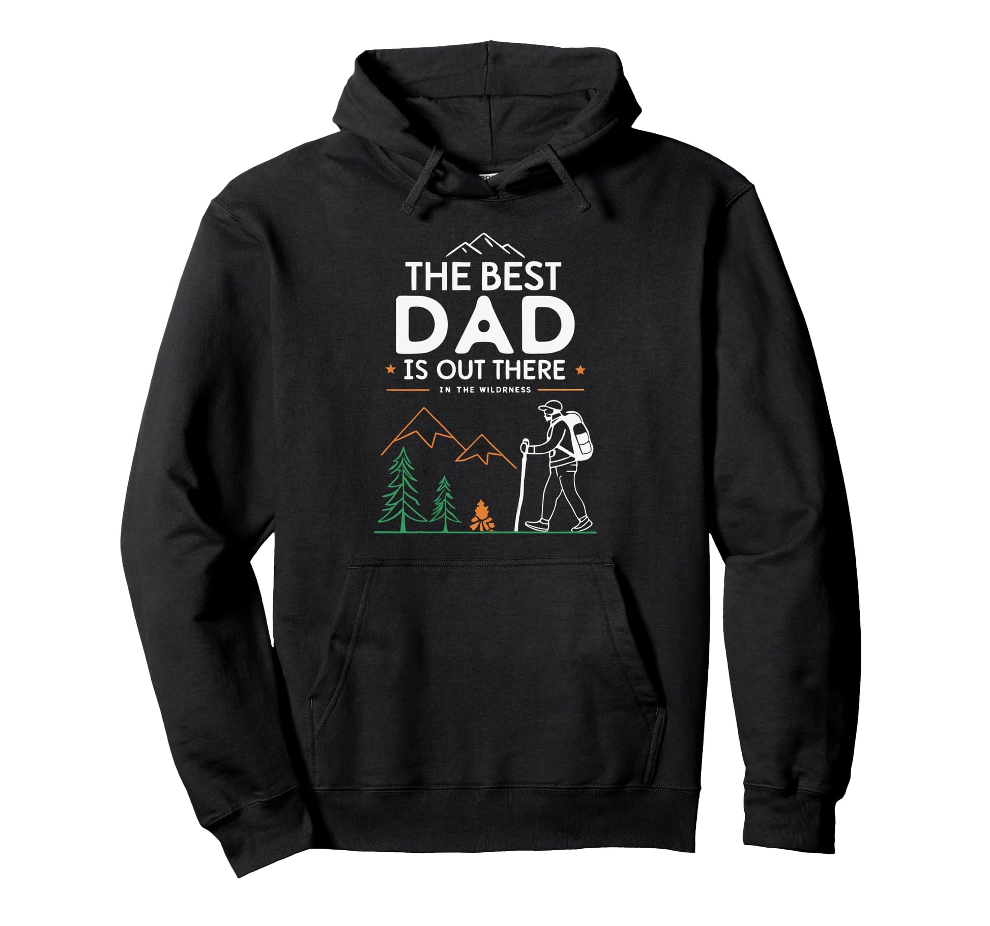 Best Dad Modern Fathers Day Mountain Hiking Hoodie - Trendy Graphic Unisex - T-Shirt, Sweatshirt, Hoodie