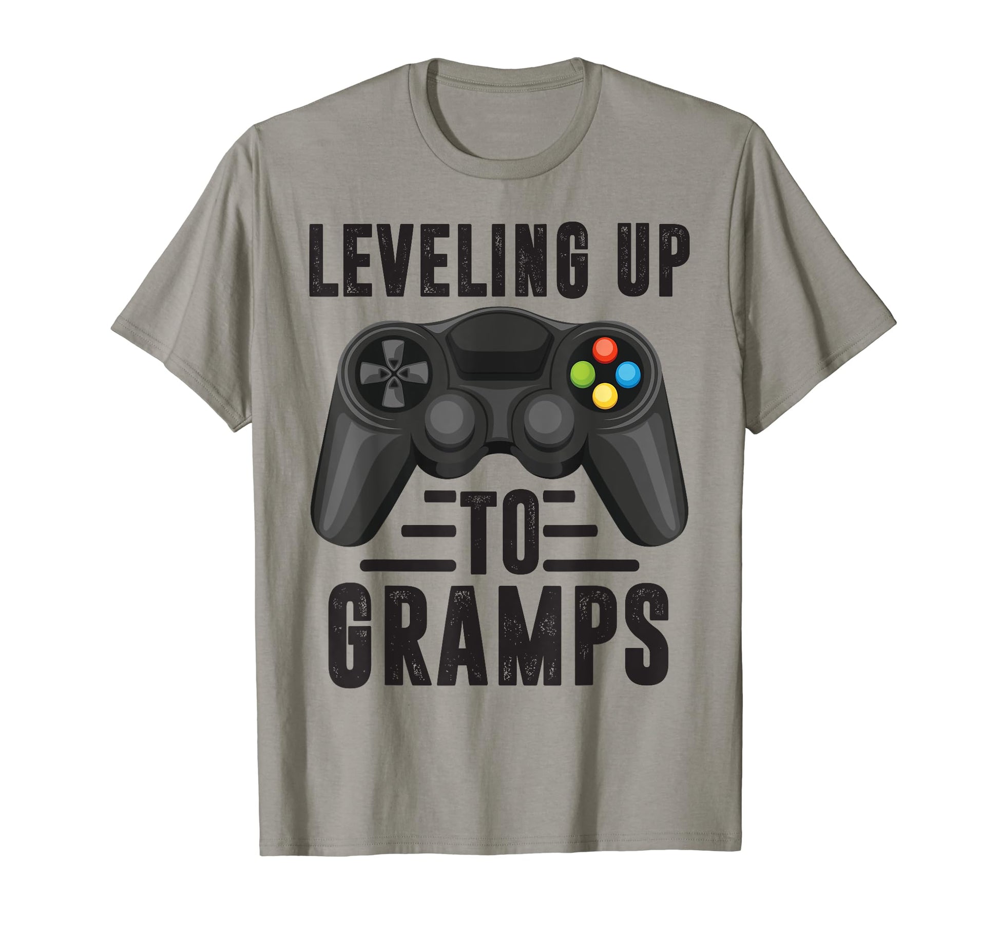 Leveling Up To Gramps Promoted To T-Shirt - Minimalist Print Unisex - T-Shirt, Sweatshirt, Hoodie