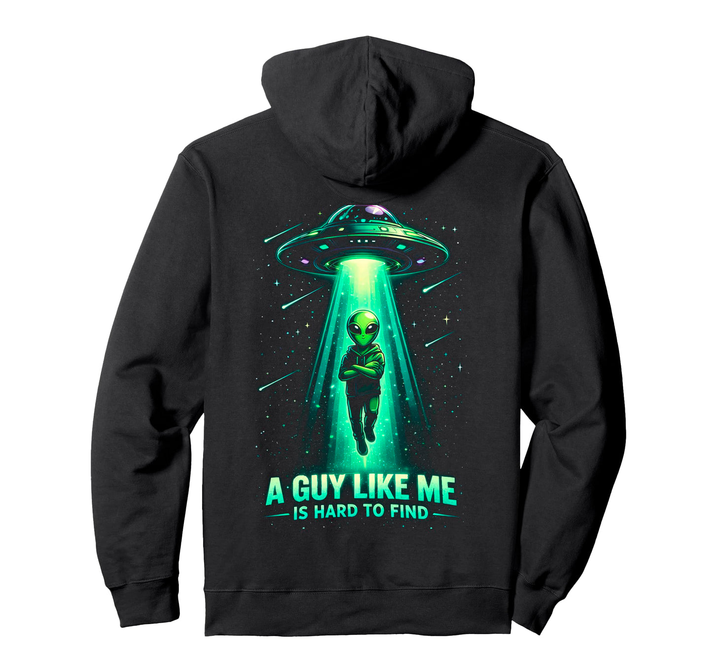 Funny Alien Forest Sci Fi Hoodie - Graphic Print for Adults - T-Shirt, Sweatshirt, Hoodie