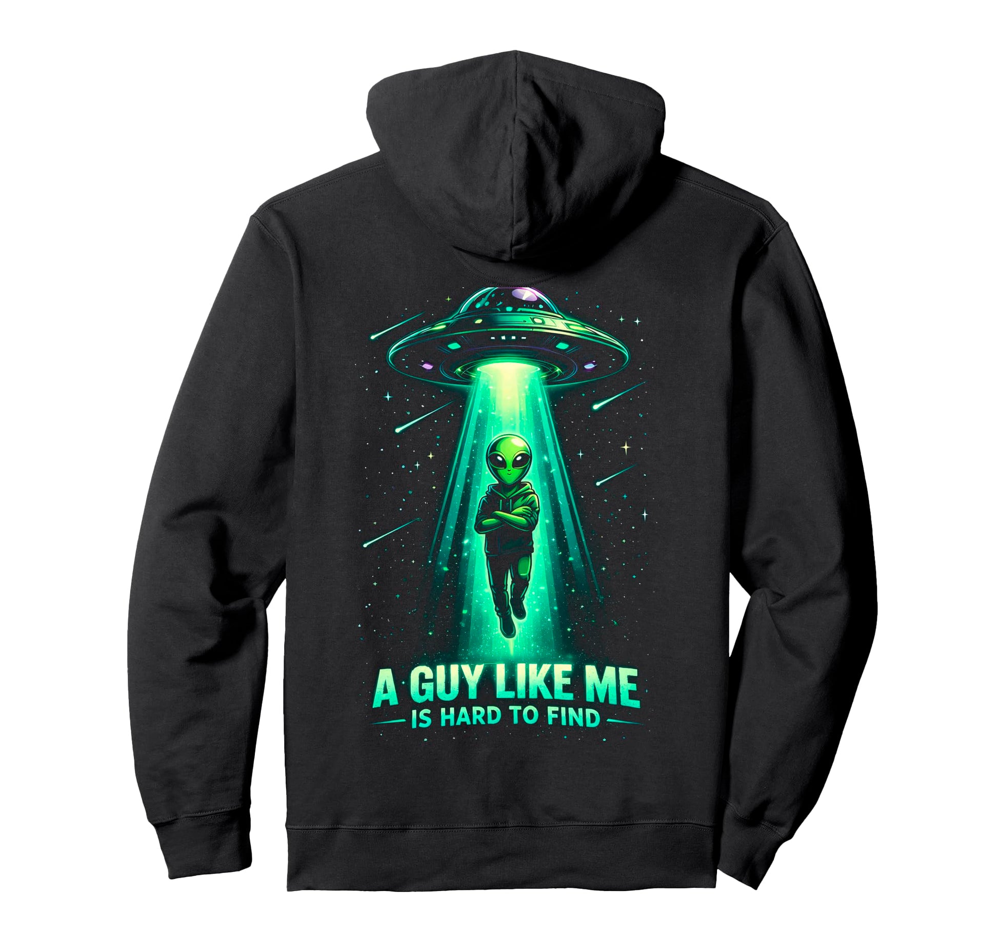Funny Alien Forest Sci Fi Hoodie - Graphic Print for Adults - T-Shirt, Sweatshirt, Hoodie