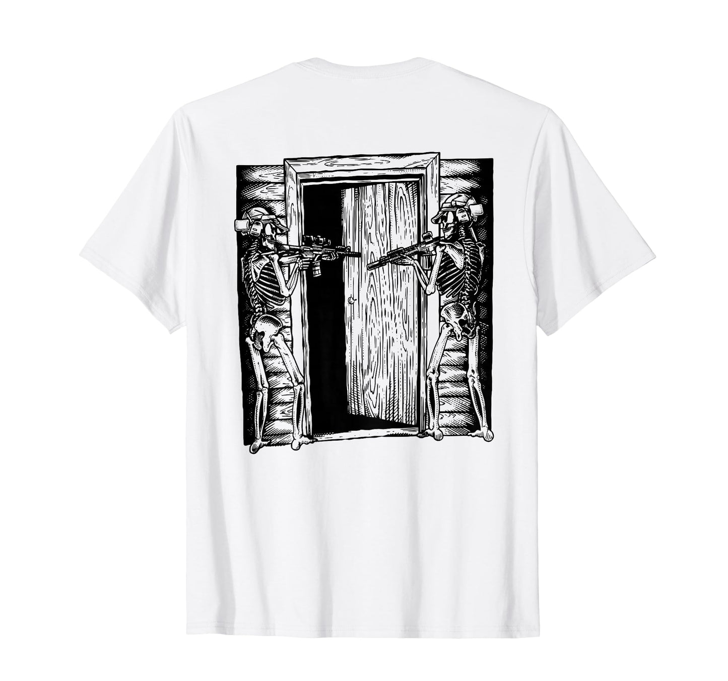 Set Up Tactic Skulls Military T-Shirt - Casual Everyday Wear Men Women - T-Shirt, Sweatshirt, Hoodie