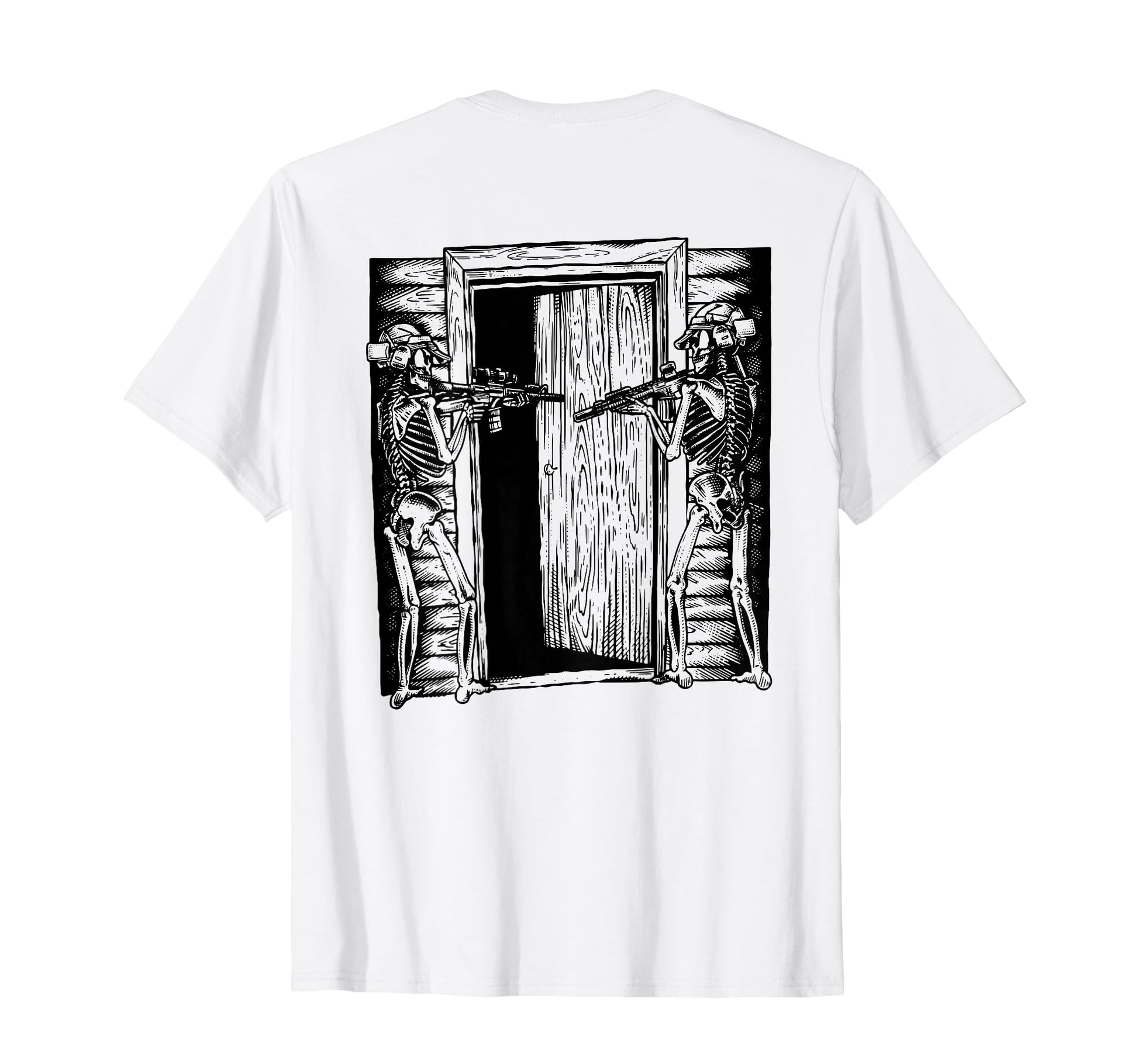Set Up Tactic Skulls Military T-Shirt - Casual Everyday Wear Men Women - T-Shirt, Sweatshirt, Hoodie