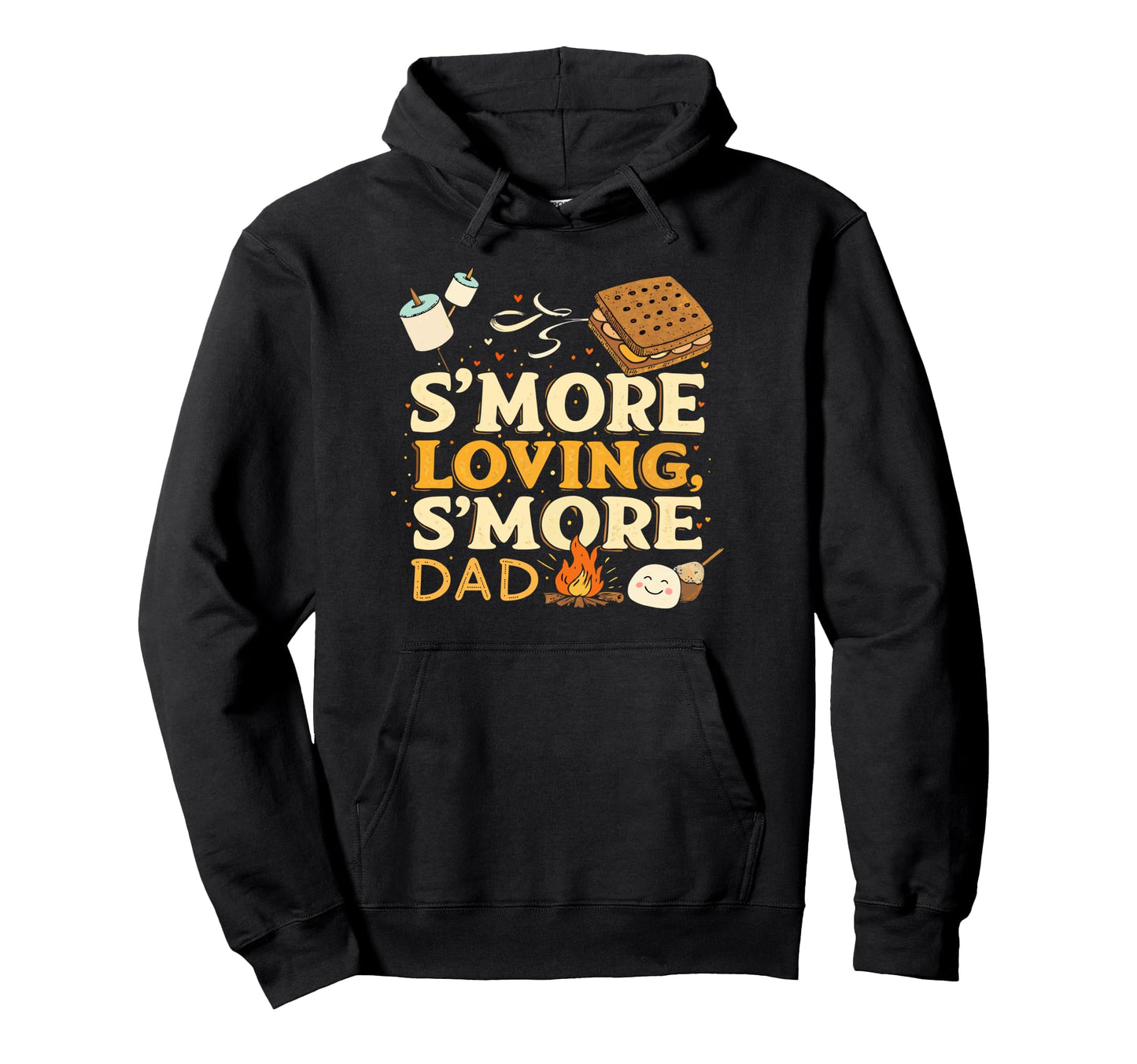 Smore Loving Smore Dad Funny Fathers Hoodie - Aesthetic Graphic for Adults - T-Shirt, Sweatshirt, Hoodie
