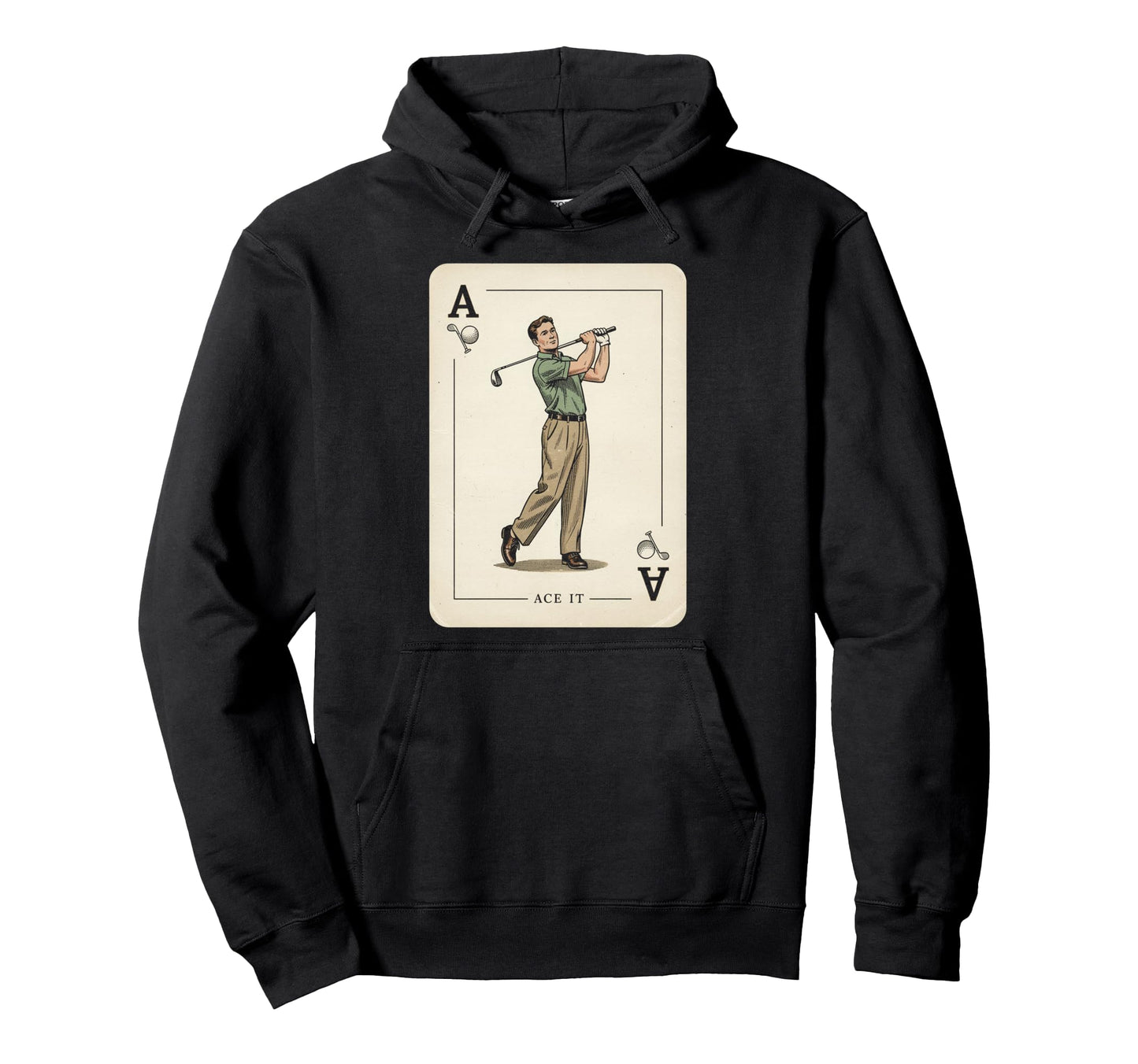 Golfer Card Golf Lover Golfing Golf Hoodie - Streetwear Style Unisex - T-Shirt, Sweatshirt, Hoodie