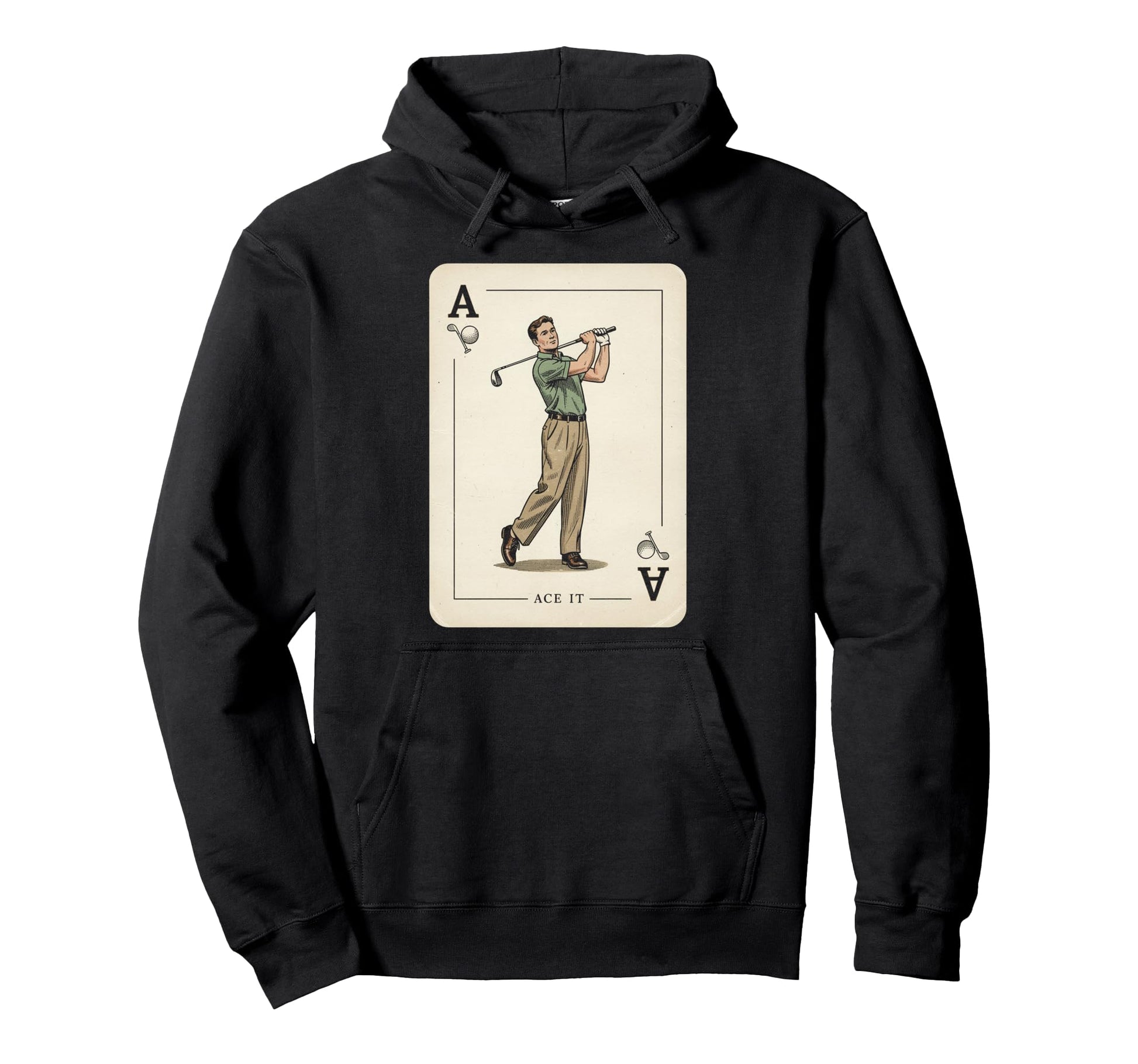 Golfer Card Golf Lover Golfing Golf Hoodie - Streetwear Style Unisex - T-Shirt, Sweatshirt, Hoodie
