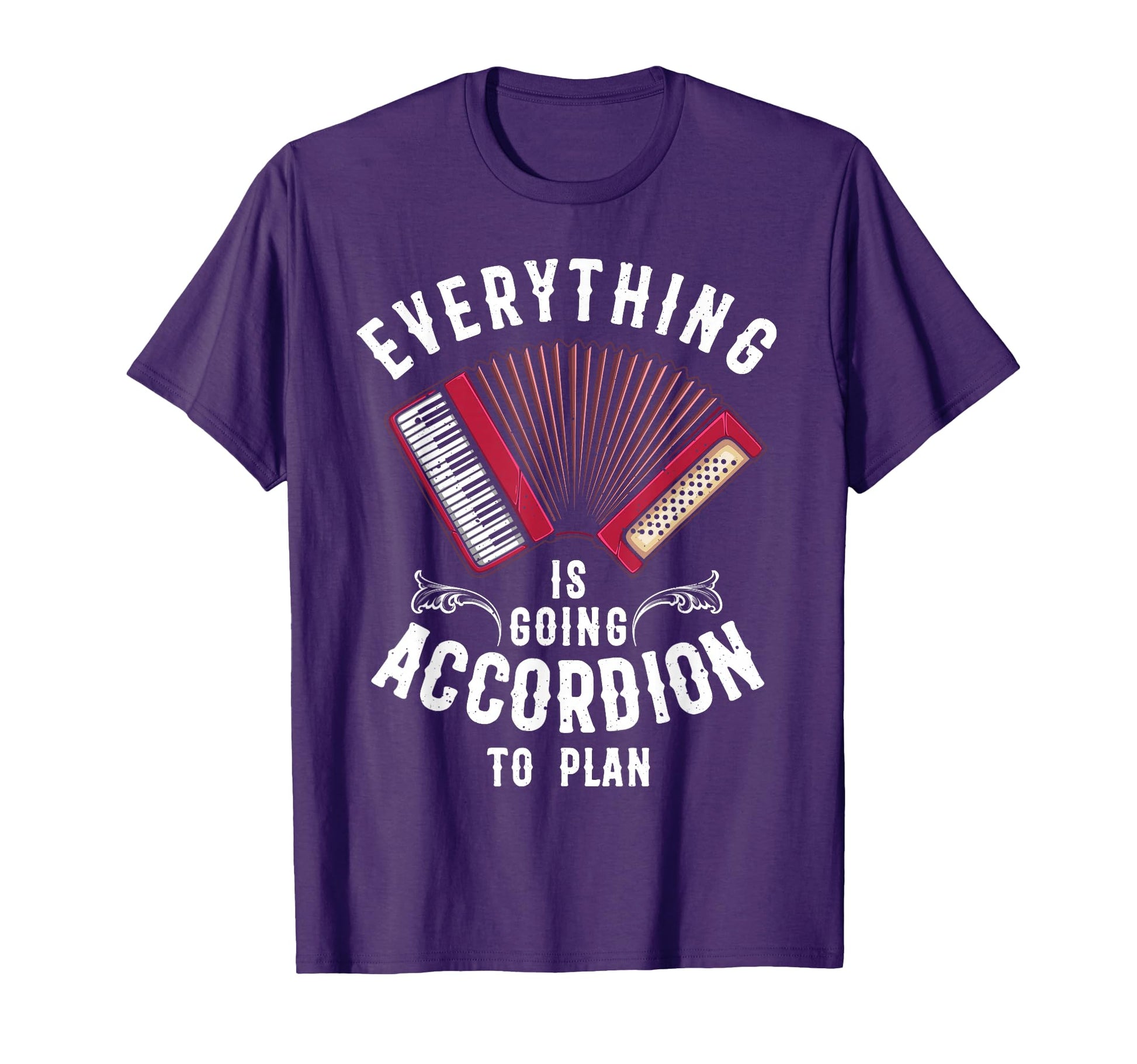 Funny Accordion Gift Instrument Player T-Shirt - Graphic Print Men Women - T-Shirt, Sweatshirt, Hoodie