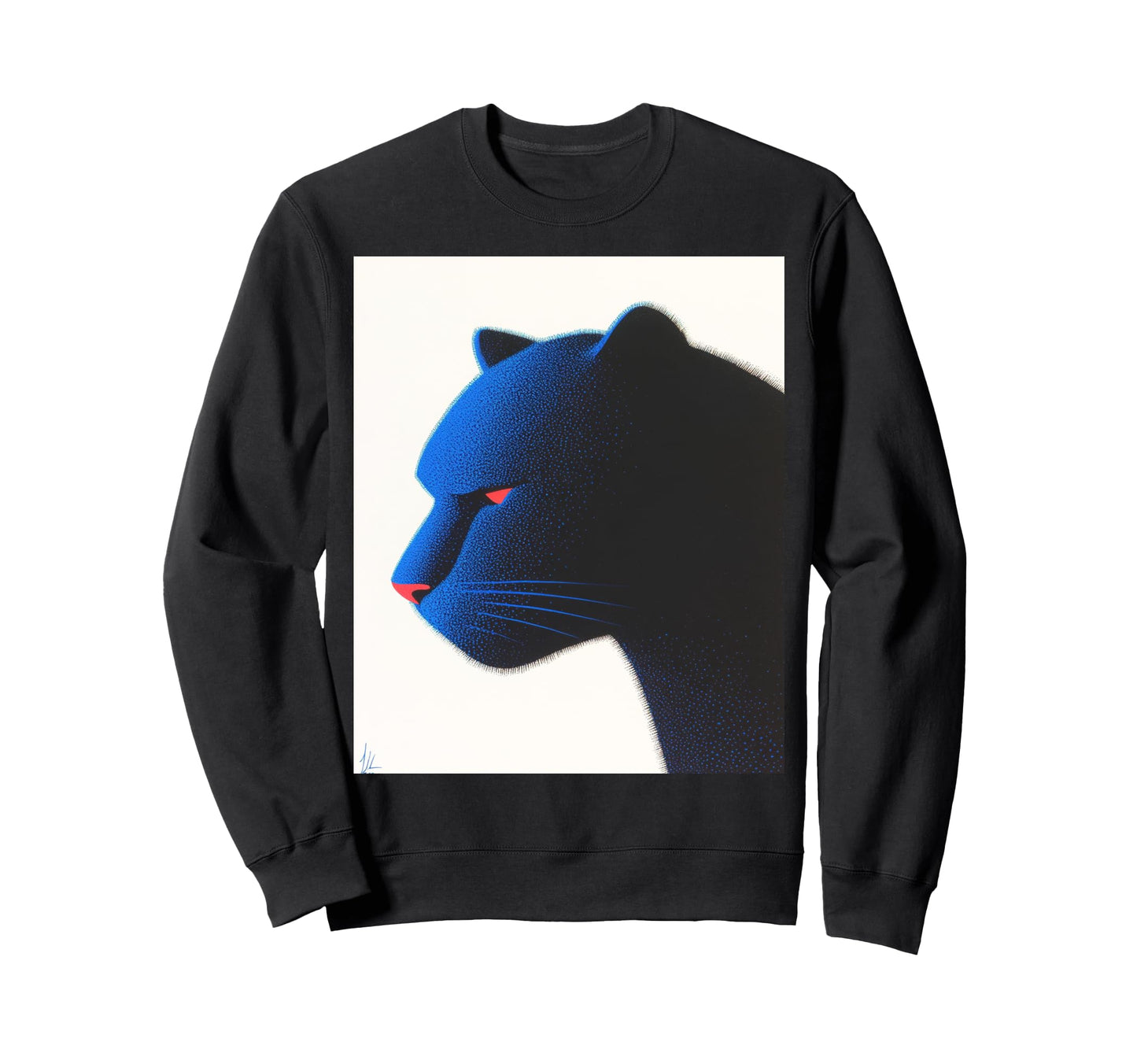 Trendy Tops Panther White Sweatshirt - Novelty Apparel Men Women - T-Shirt, Sweatshirt, Hoodie