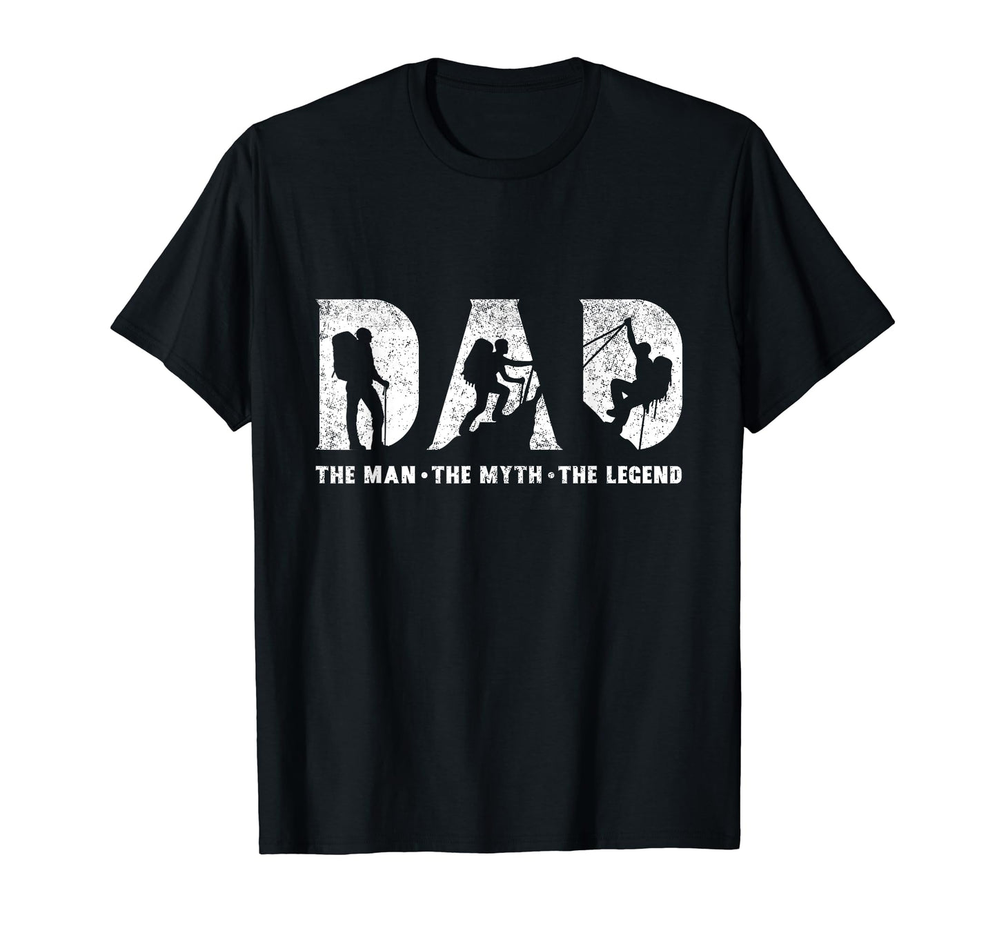 Ice Climbing Dad Myth Legend Fathers T-Shirt - Custom Art Print Men Women - T-Shirt, Sweatshirt, Hoodie