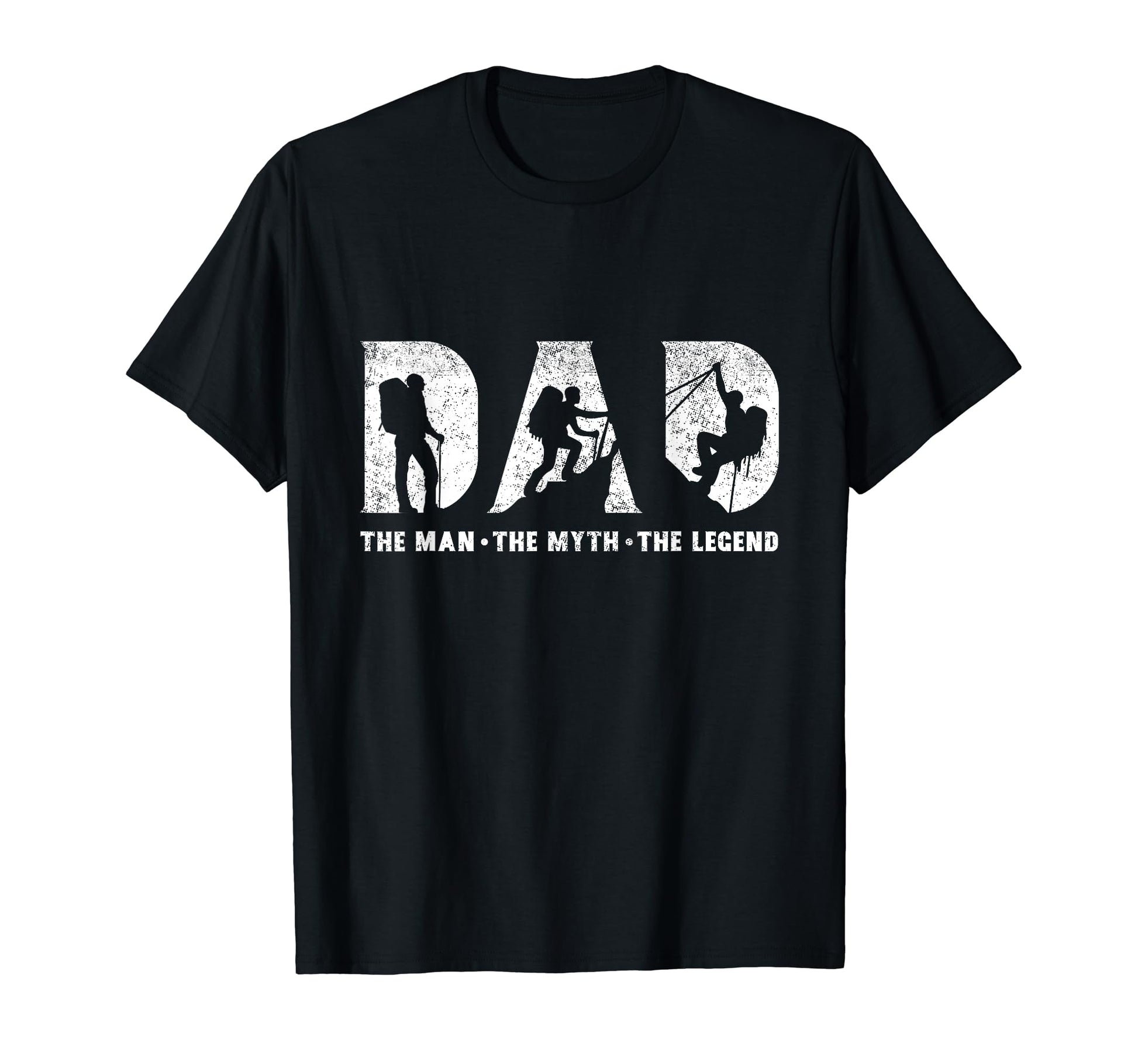 Ice Climbing Dad Myth Legend Fathers T-Shirt - Custom Art Print Men Women - T-Shirt, Sweatshirt, Hoodie