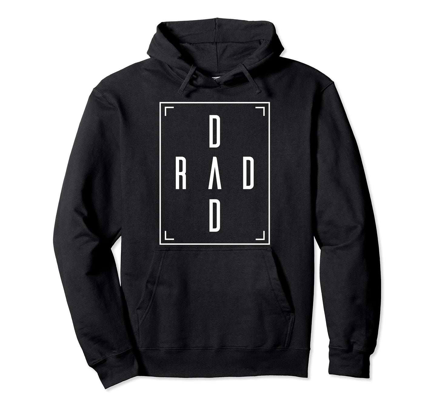 Funny Simple Fathers Day Rad Dad Dads Hoodie - Fun Novelty Design Men Women - T-Shirt, Sweatshirt, Hoodie