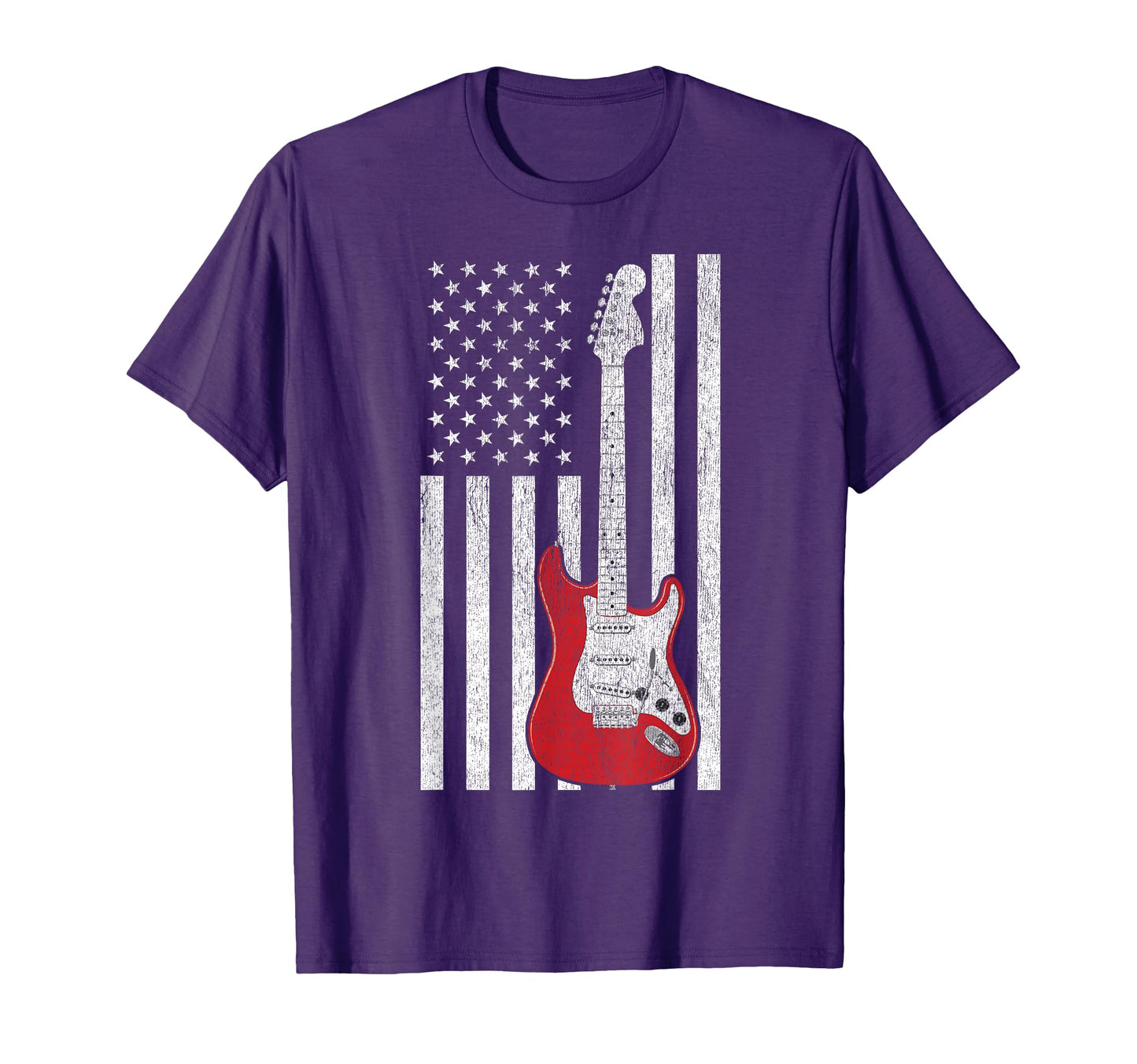 Patriotic American Flag Electric T-Shirt - Novelty Apparel for Adults - T-Shirt, Sweatshirt, Hoodie