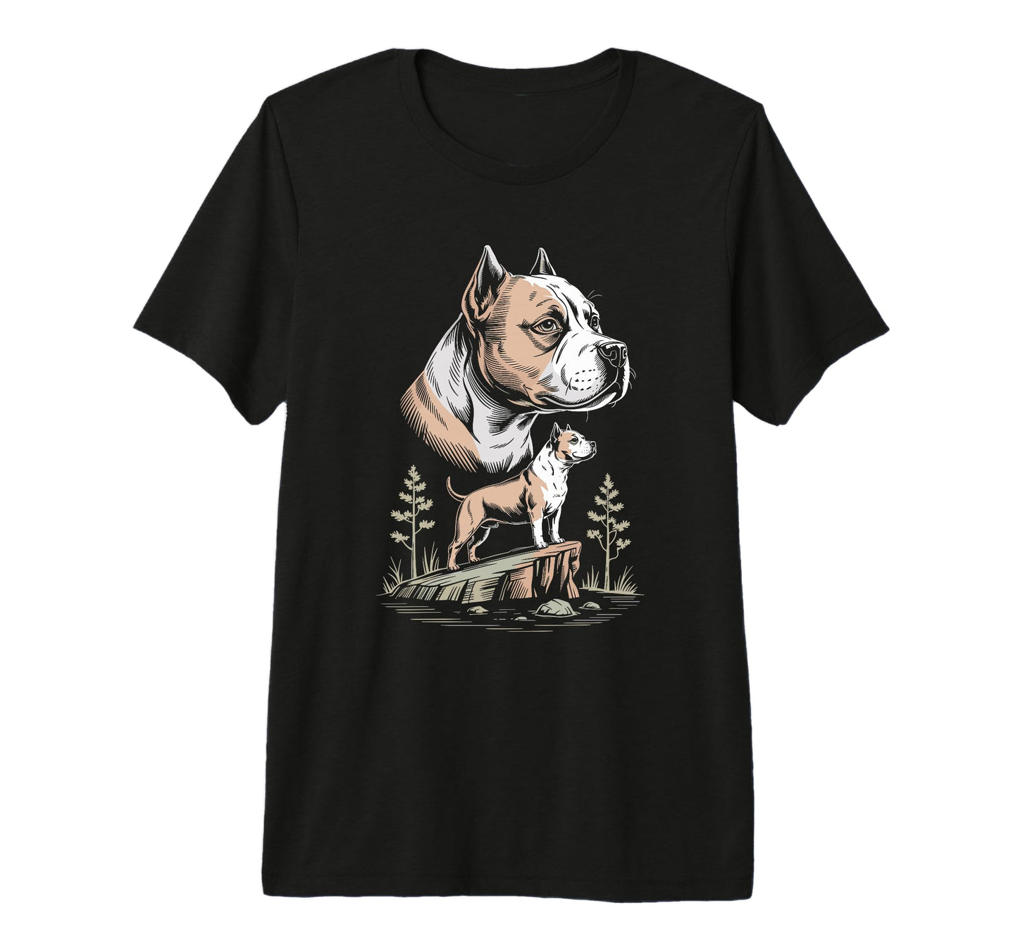 Mom Dad American Staffordshire T-Shirt - Streetwear Style Men Women - T-Shirt, Sweatshirt, Hoodie