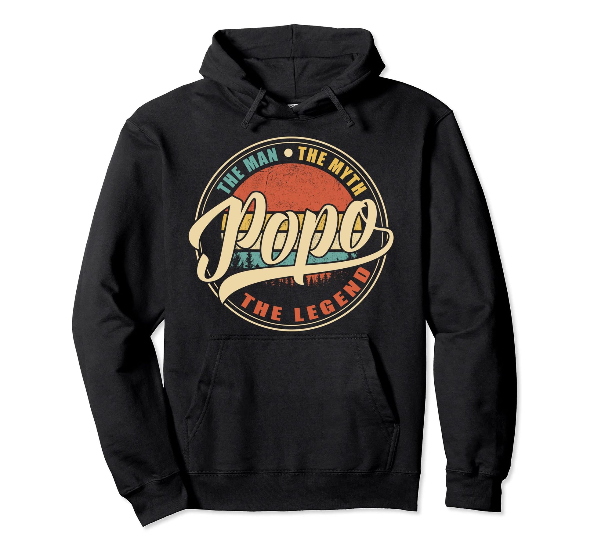 Popo Myth Legend Fathers Day Hoodie - Fun Novelty Design Unisex - T-Shirt, Sweatshirt, Hoodie