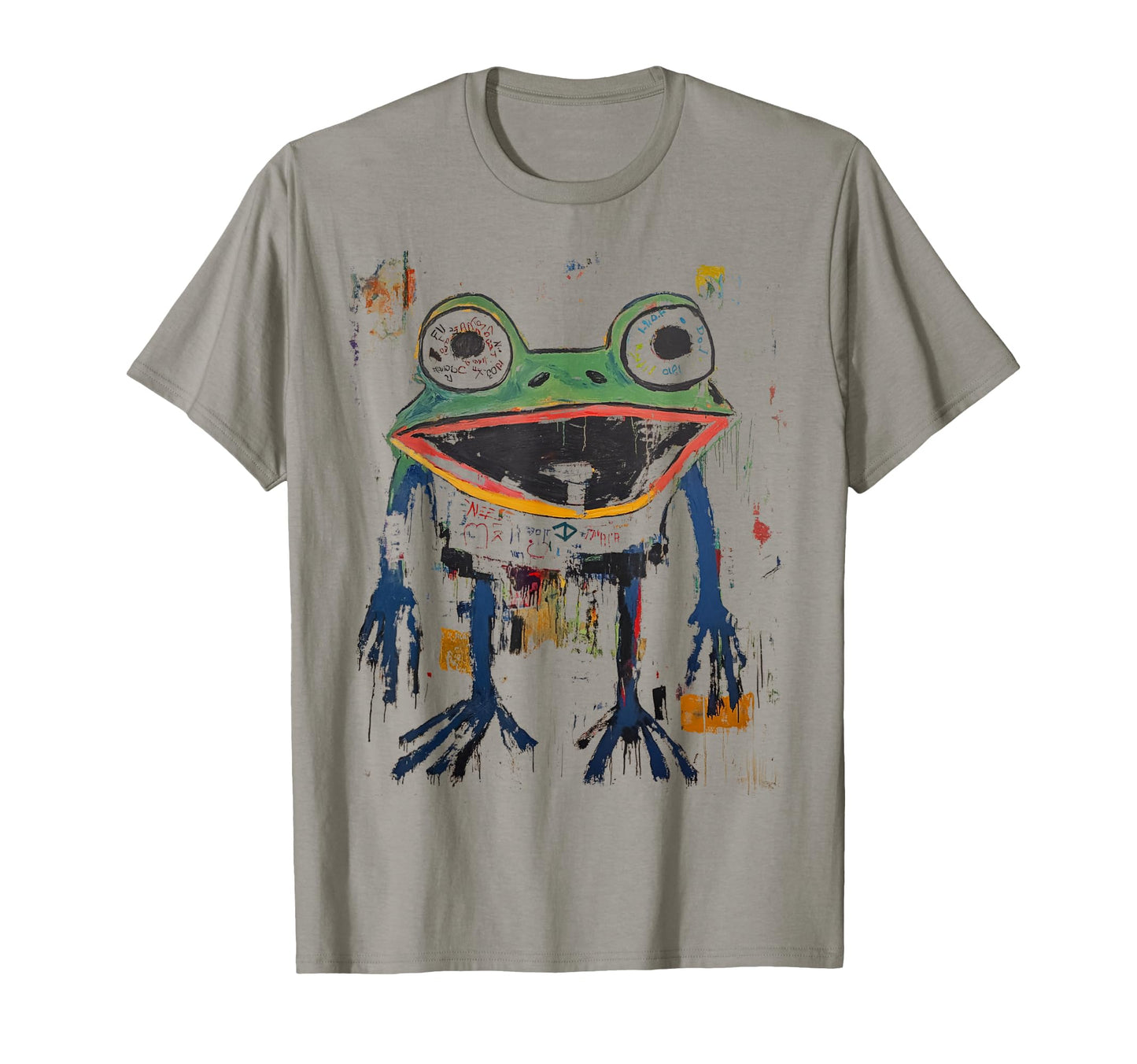Abstract Graffiti Doodle Pop Art Frog T-Shirt - Custom Art Print Men Women - T-Shirt, Sweatshirt, Hoodie