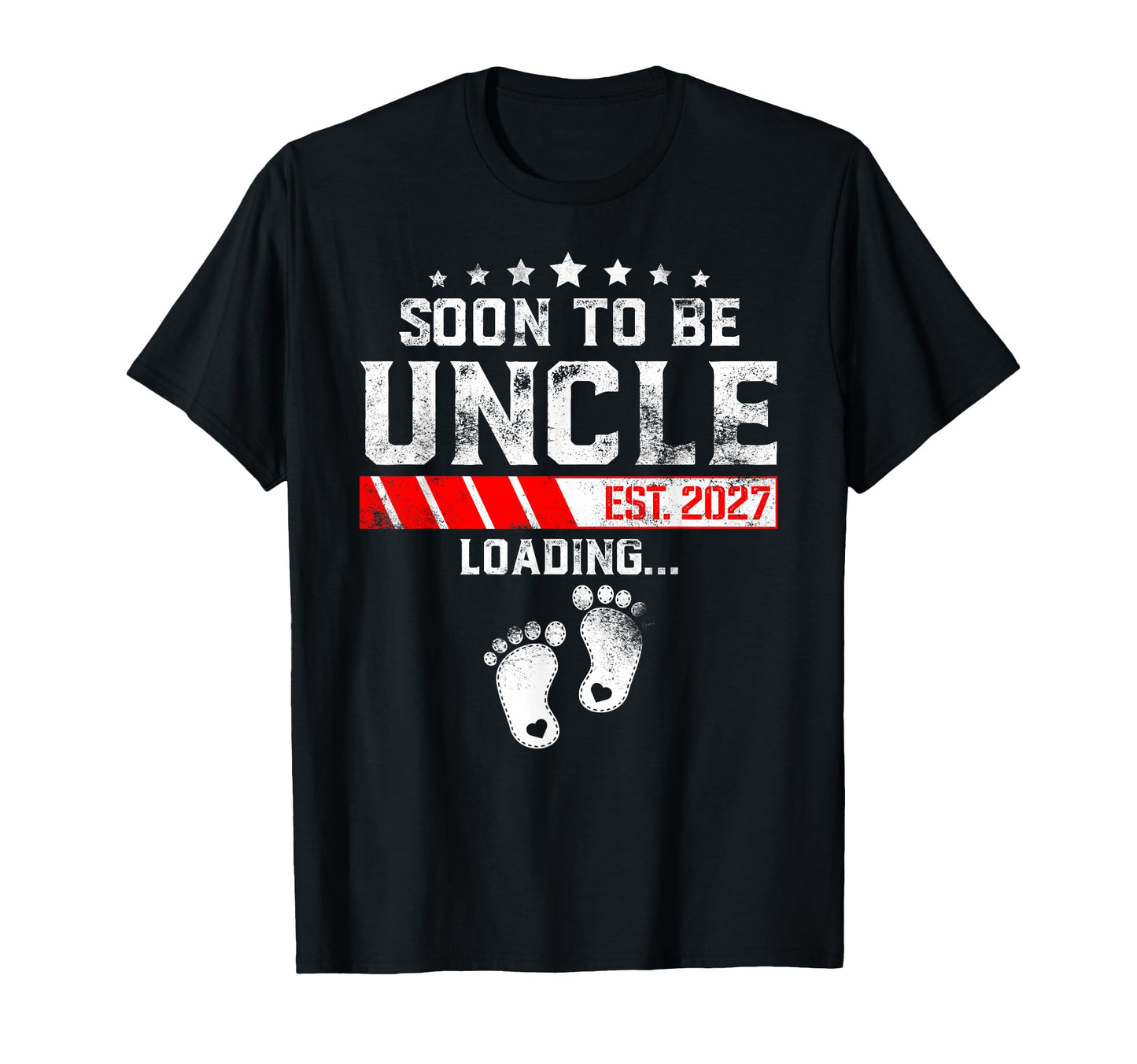 Dad To Be New Dad Loading Uncle Est T-Shirt - Fun Novelty Design Unisex - T-Shirt, Sweatshirt, Hoodie
