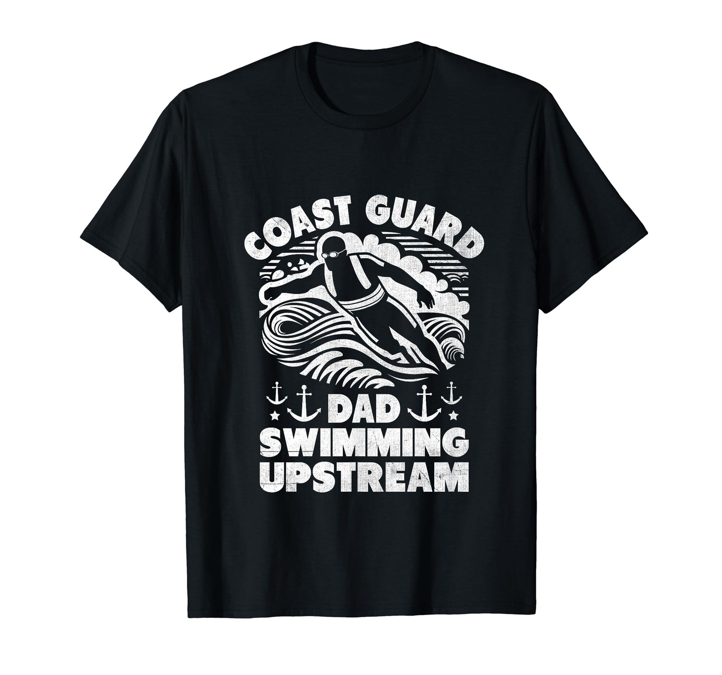 Coast Guard Dad Funny Proud Uscg Coastie T-Shirt - Graphic Print Unisex - T-Shirt, Sweatshirt, Hoodie