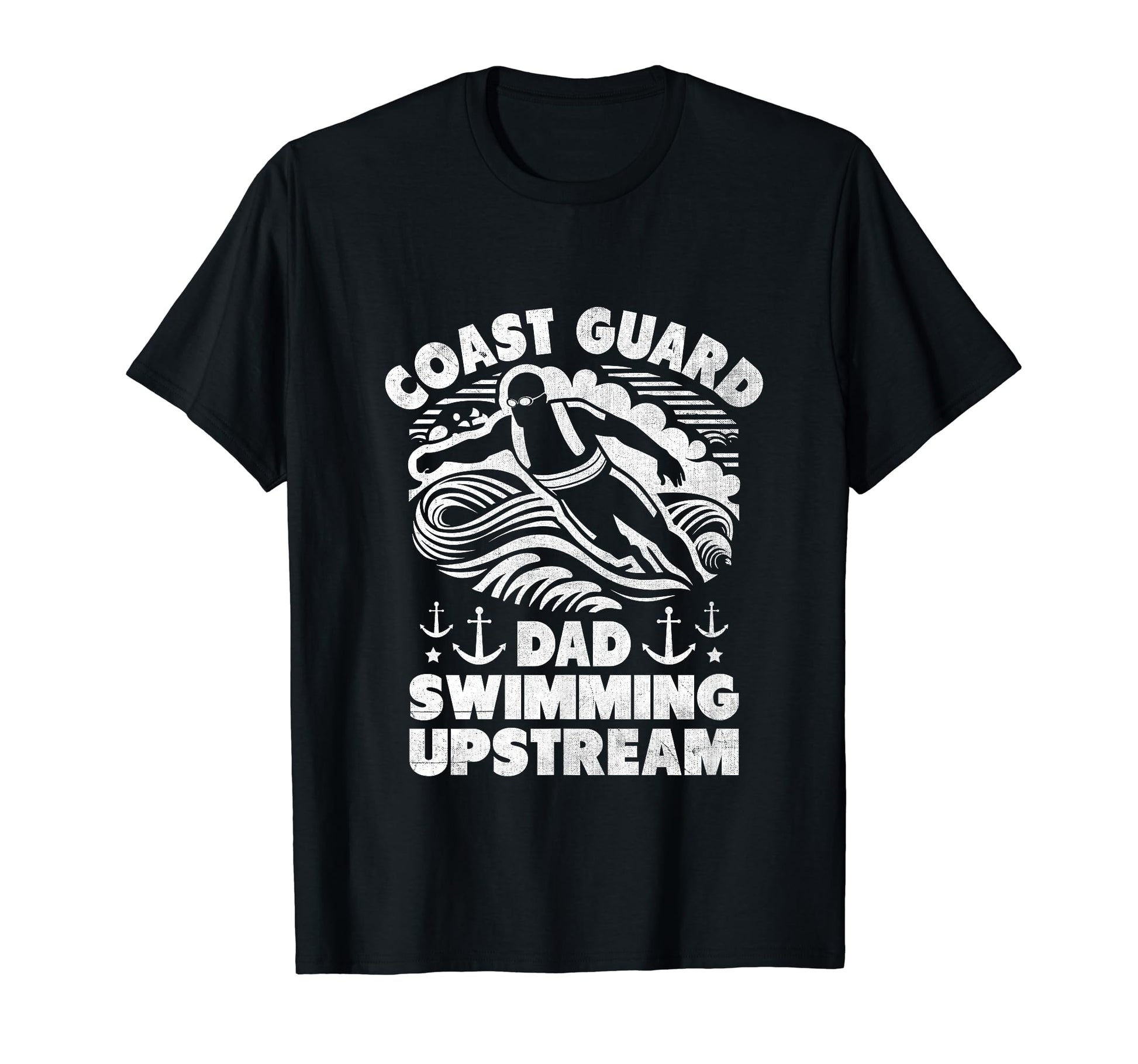 Coast Guard Dad Funny Proud Uscg Coastie T-Shirt - Graphic Print Unisex - T-Shirt, Sweatshirt, Hoodie
