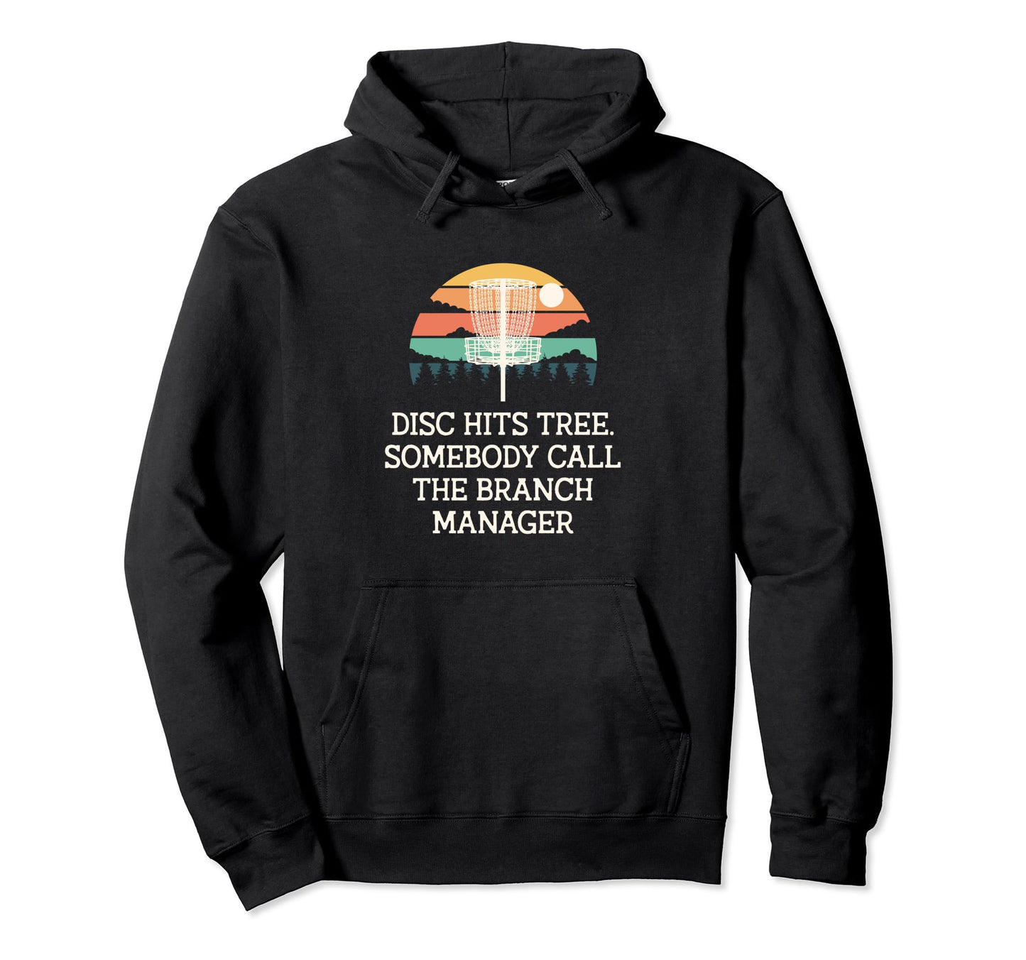Somebody Call Branch Manager Disc Hoodie - Casual Everyday Wear for Adults - T-Shirt, Sweatshirt, Hoodie