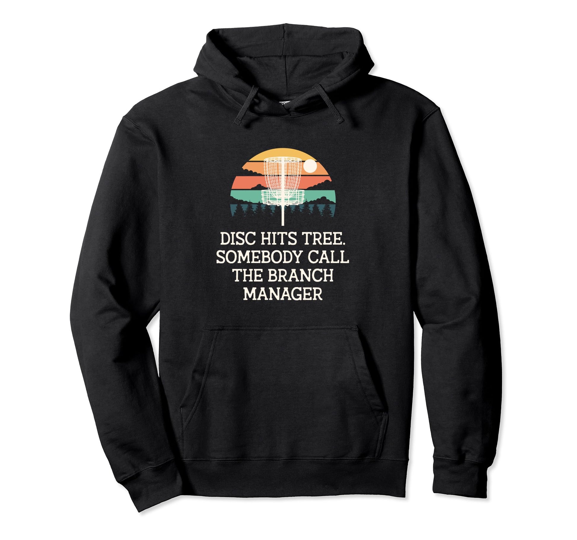 Somebody Call Branch Manager Disc Hoodie - Casual Everyday Wear for Adults - T-Shirt, Sweatshirt, Hoodie