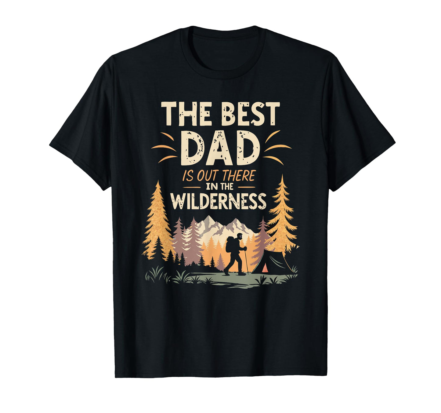 Hiking Dad Fathers Day Best Dad T-Shirt - Novelty Apparel for Adults - T-Shirt, Sweatshirt, Hoodie