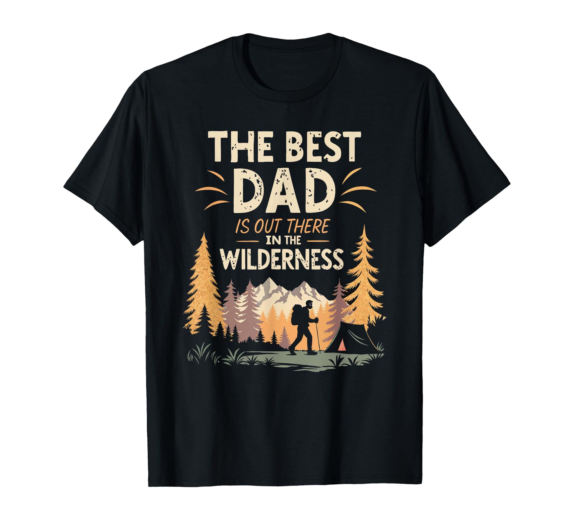 Hiking Dad Fathers Day Best Dad T-Shirt - Novelty Apparel for Adults - T-Shirt, Sweatshirt, Hoodie