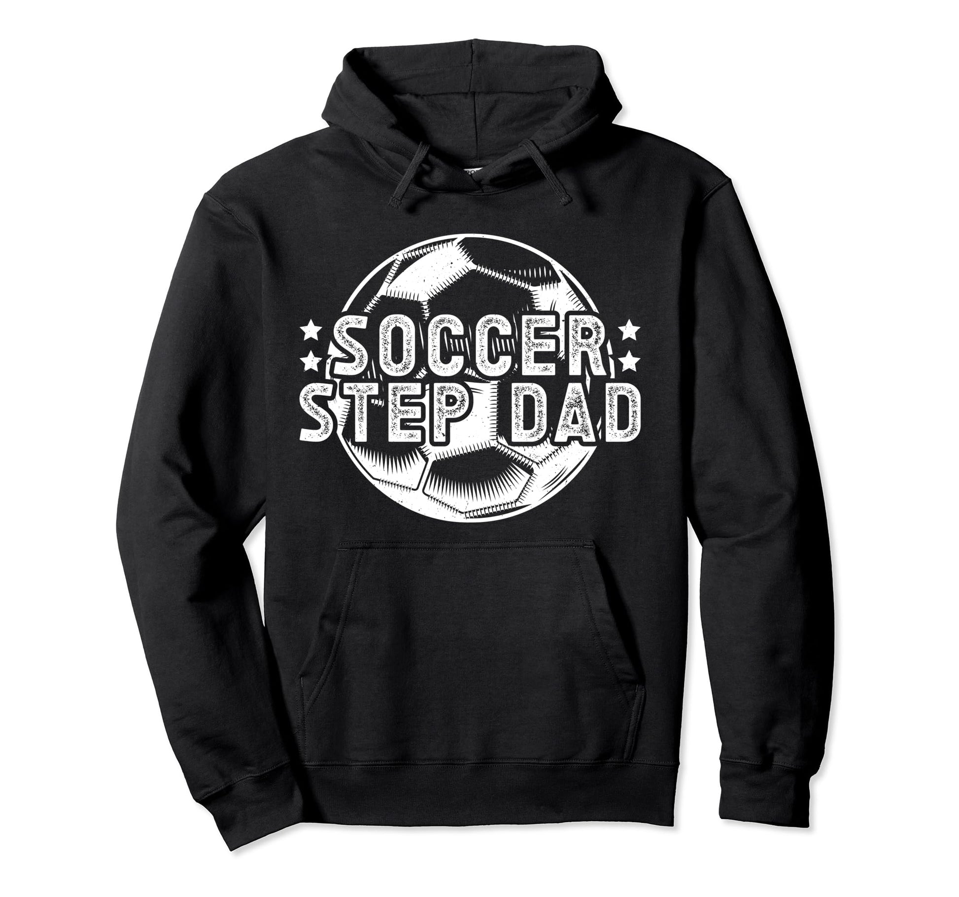 Soccer Step Dad Soccer Player Stepfather Hoodie - Novelty Apparel Men Women - T-Shirt, Sweatshirt, Hoodie
