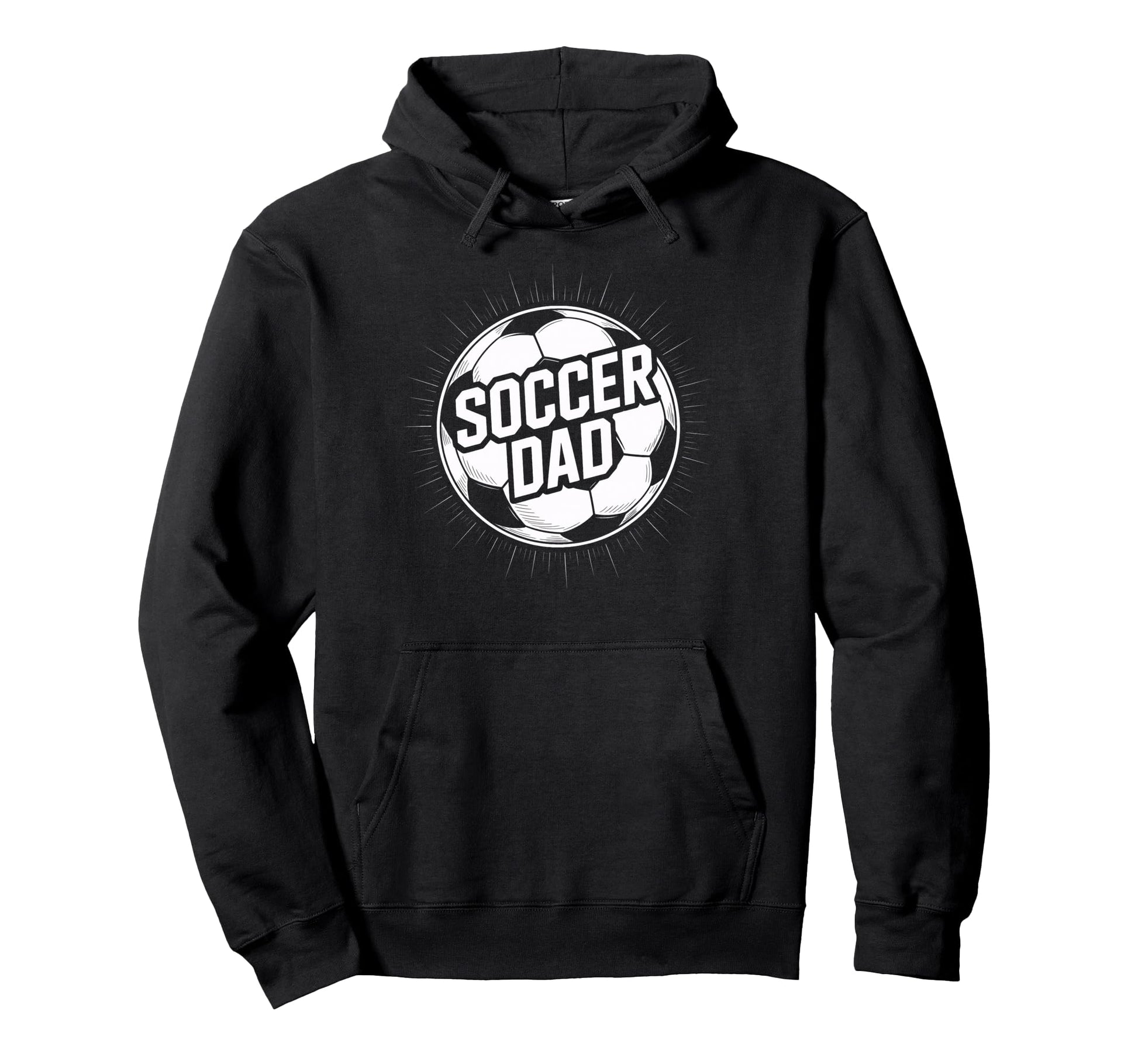 Soccer Dad Dedicated Player Support Hoodie - Custom Art Print for Adults - T-Shirt, Sweatshirt, Hoodie