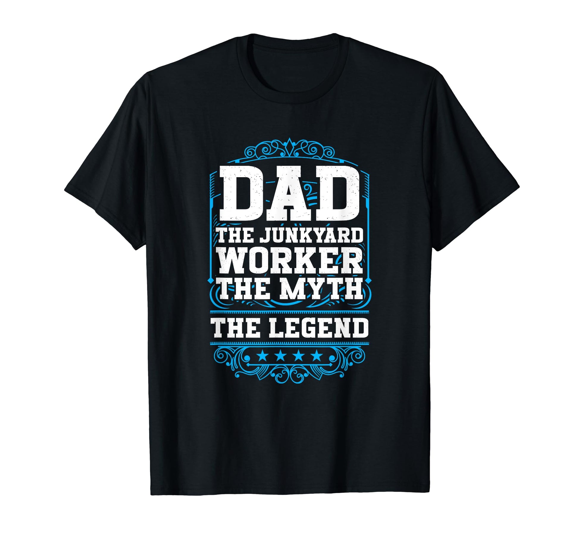 Scrapyard Dad Myth Legend Junkyard T-Shirt - Minimalist Print Men Women - T-Shirt, Sweatshirt, Hoodie
