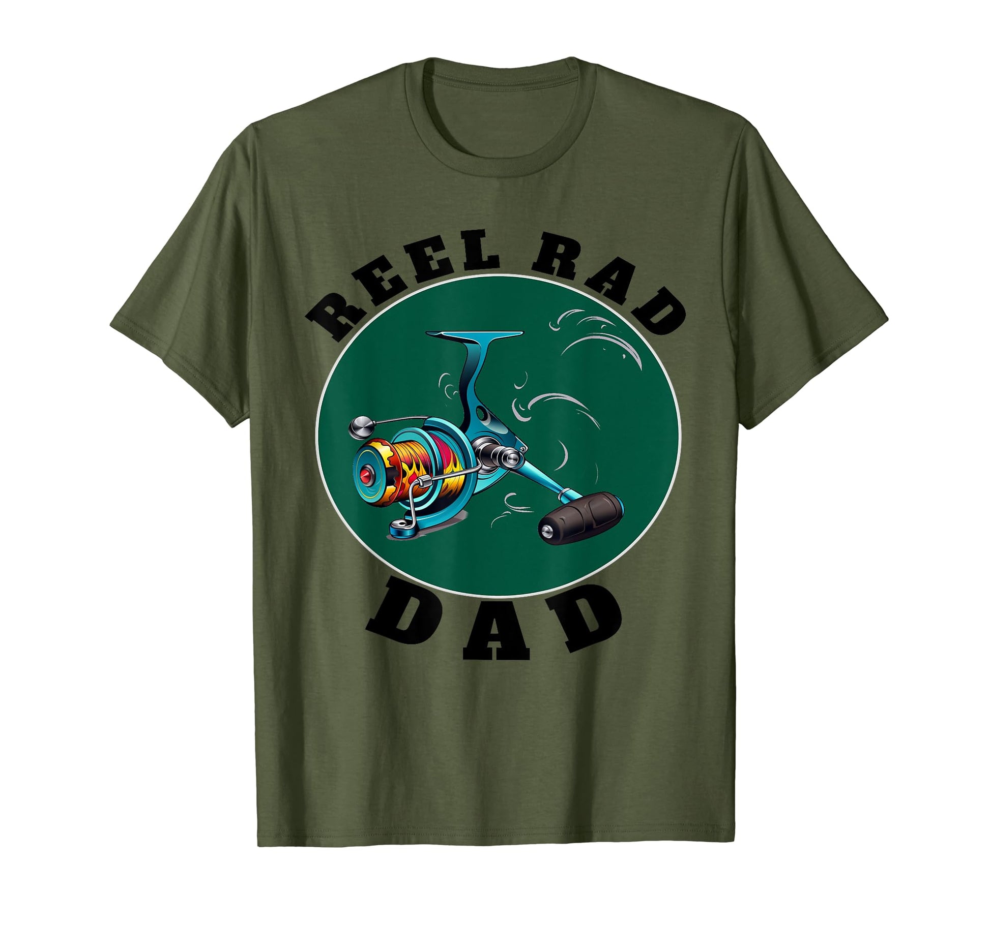 Unique Novelty Reel Rad Mens Dad T-Shirt - Novelty Apparel for Adults - T-Shirt, Sweatshirt, Hoodie